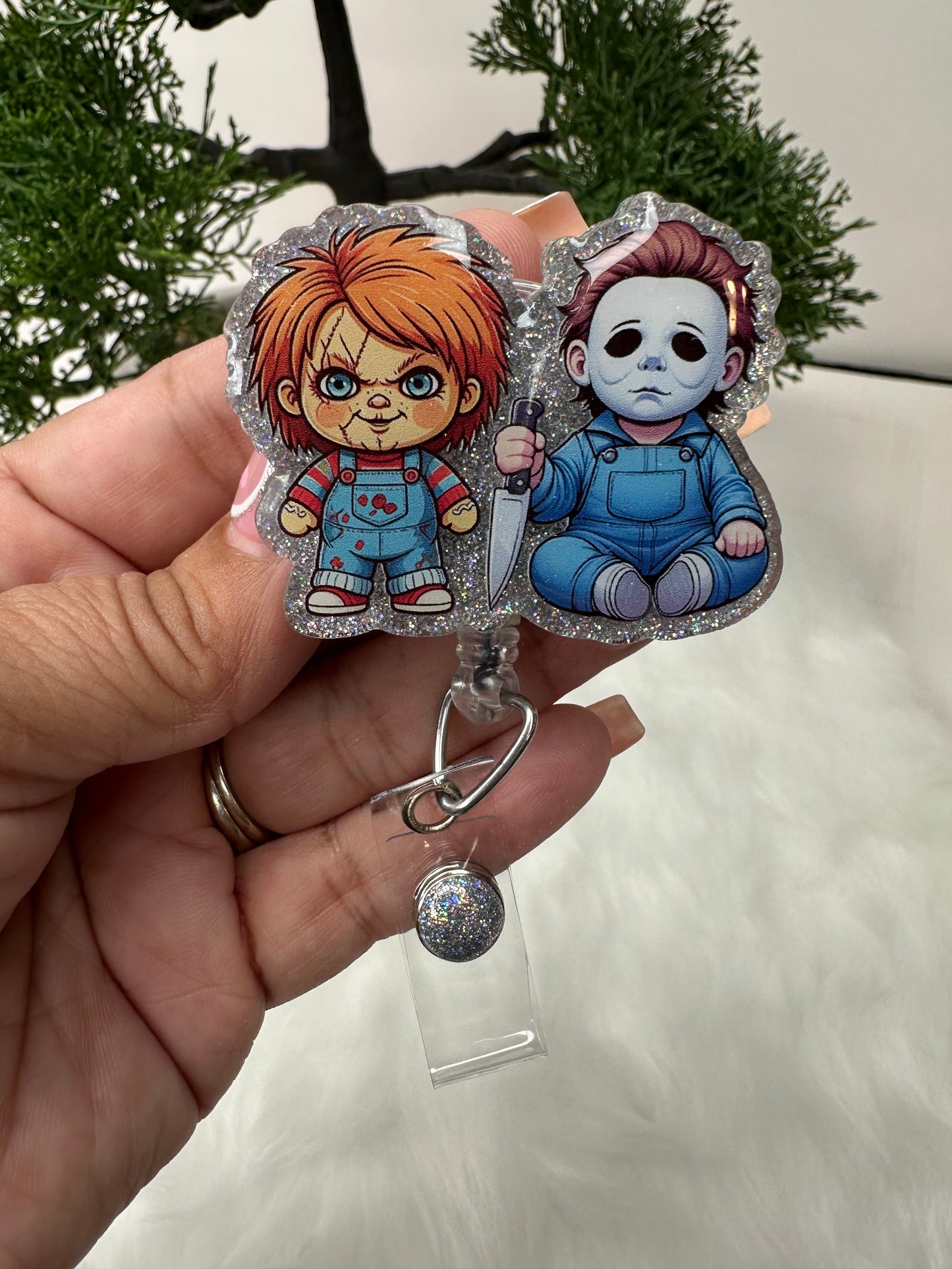 Chucky and Myers Badge Reel