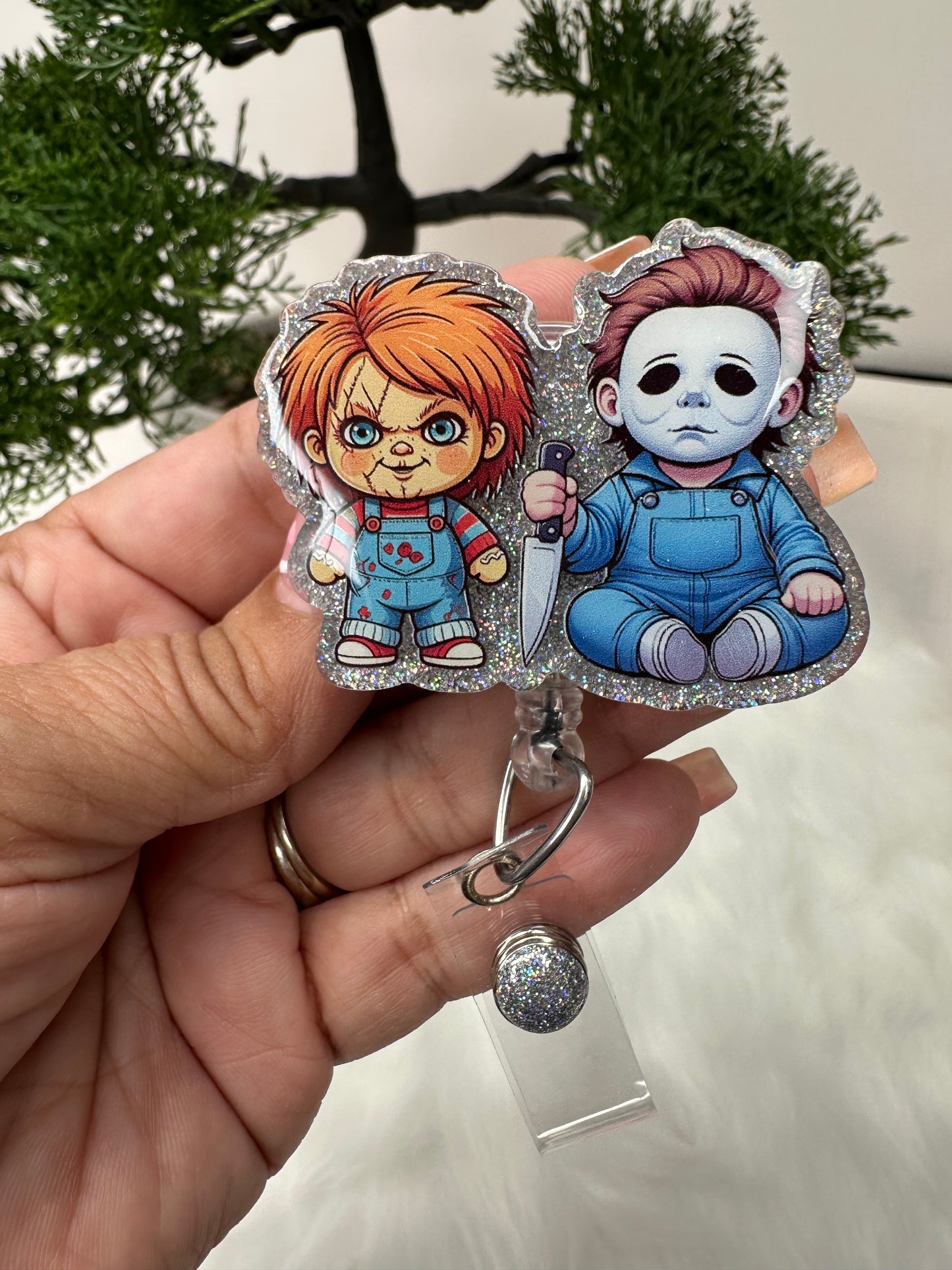 Chucky and Myers Badge Reel