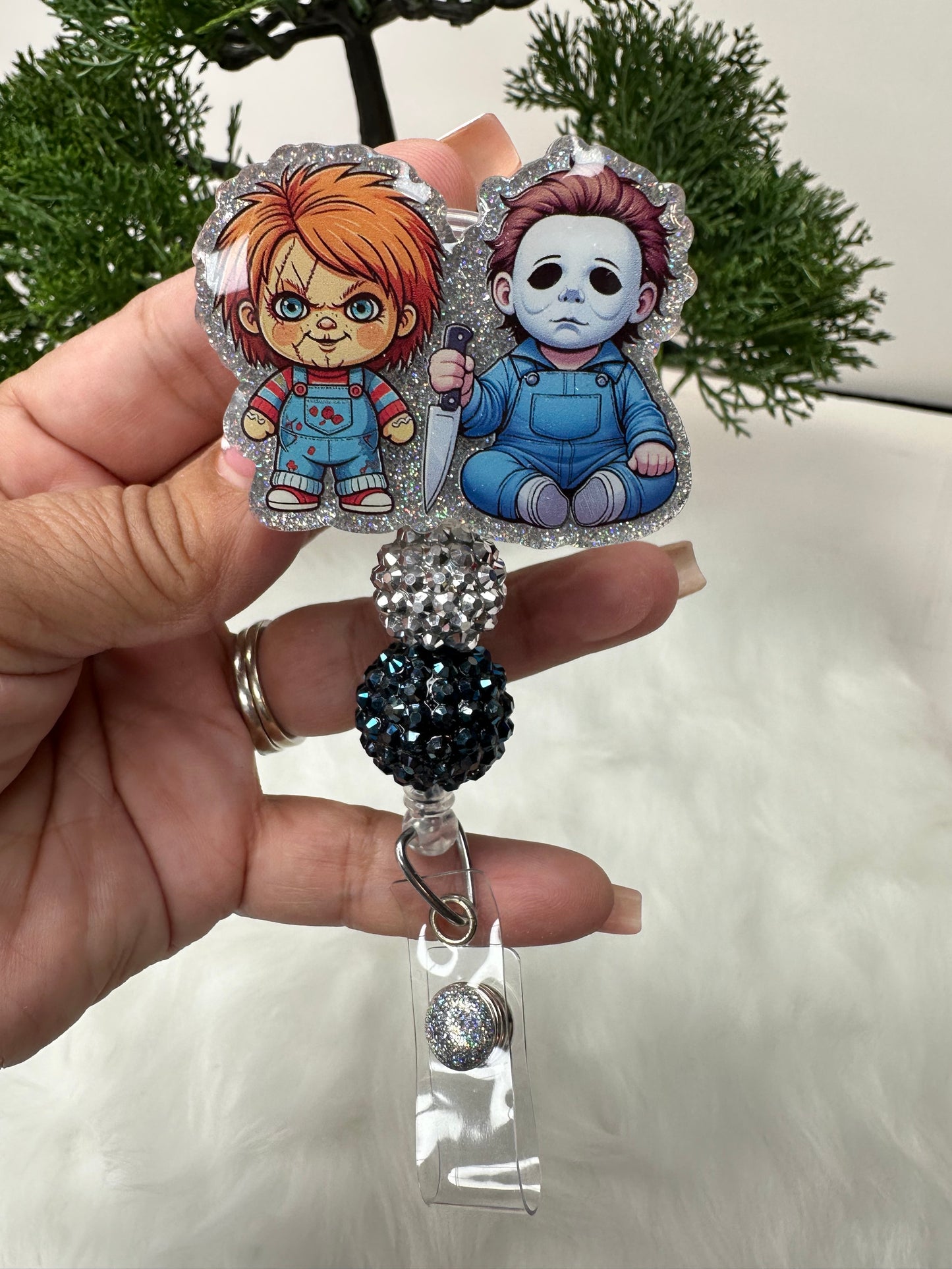 Chucky and Myers Badge Reel