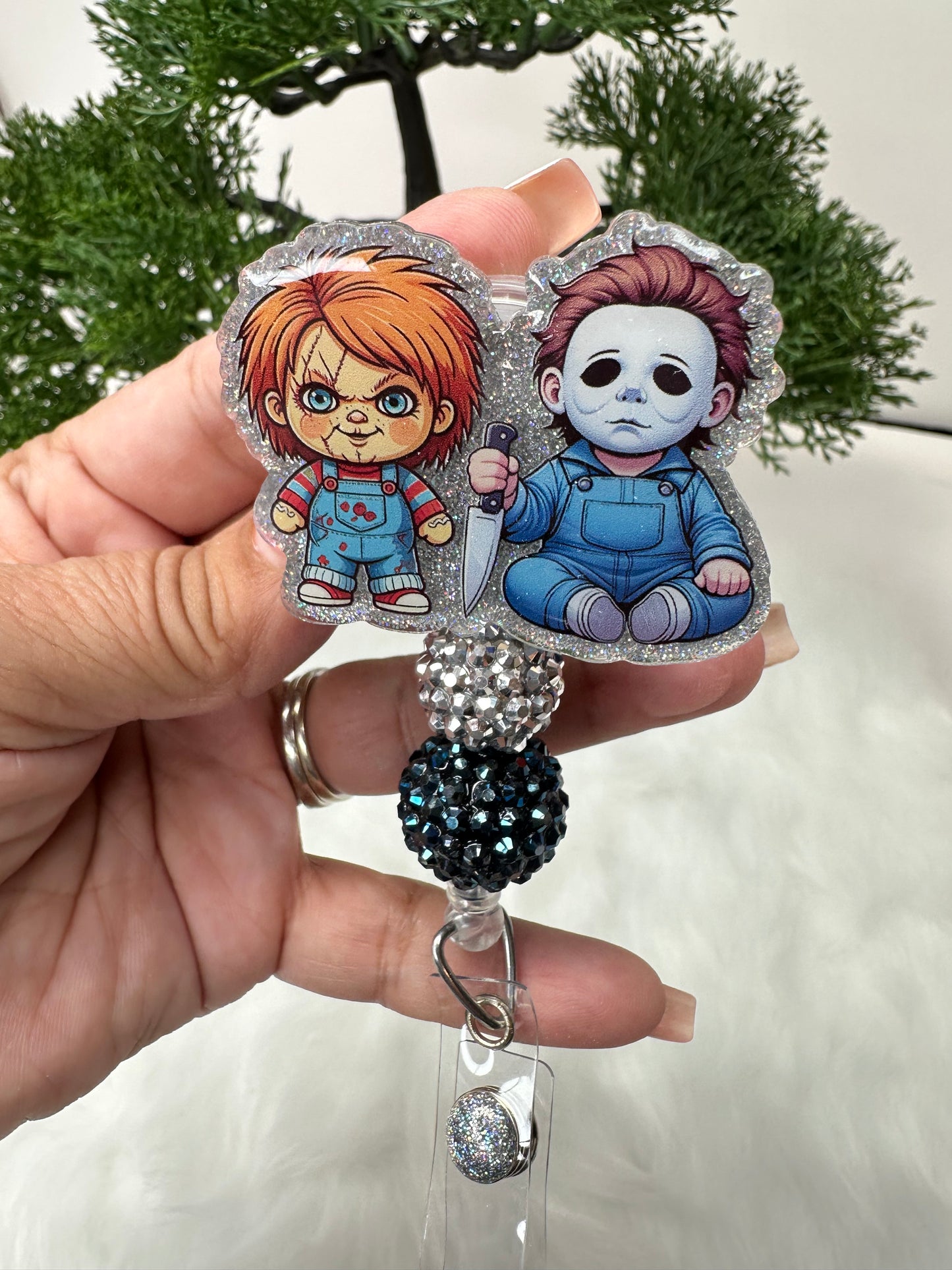 Chucky and Myers Badge Reel