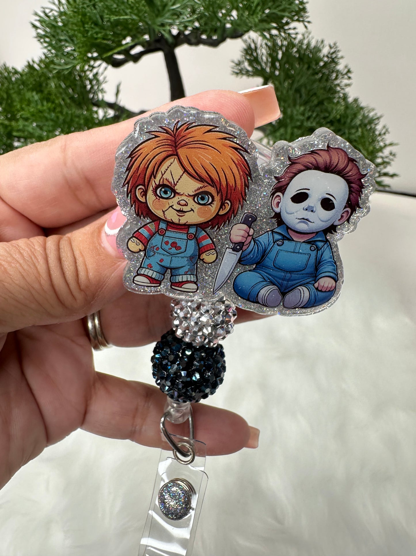 Chucky and Myers Badge Reel