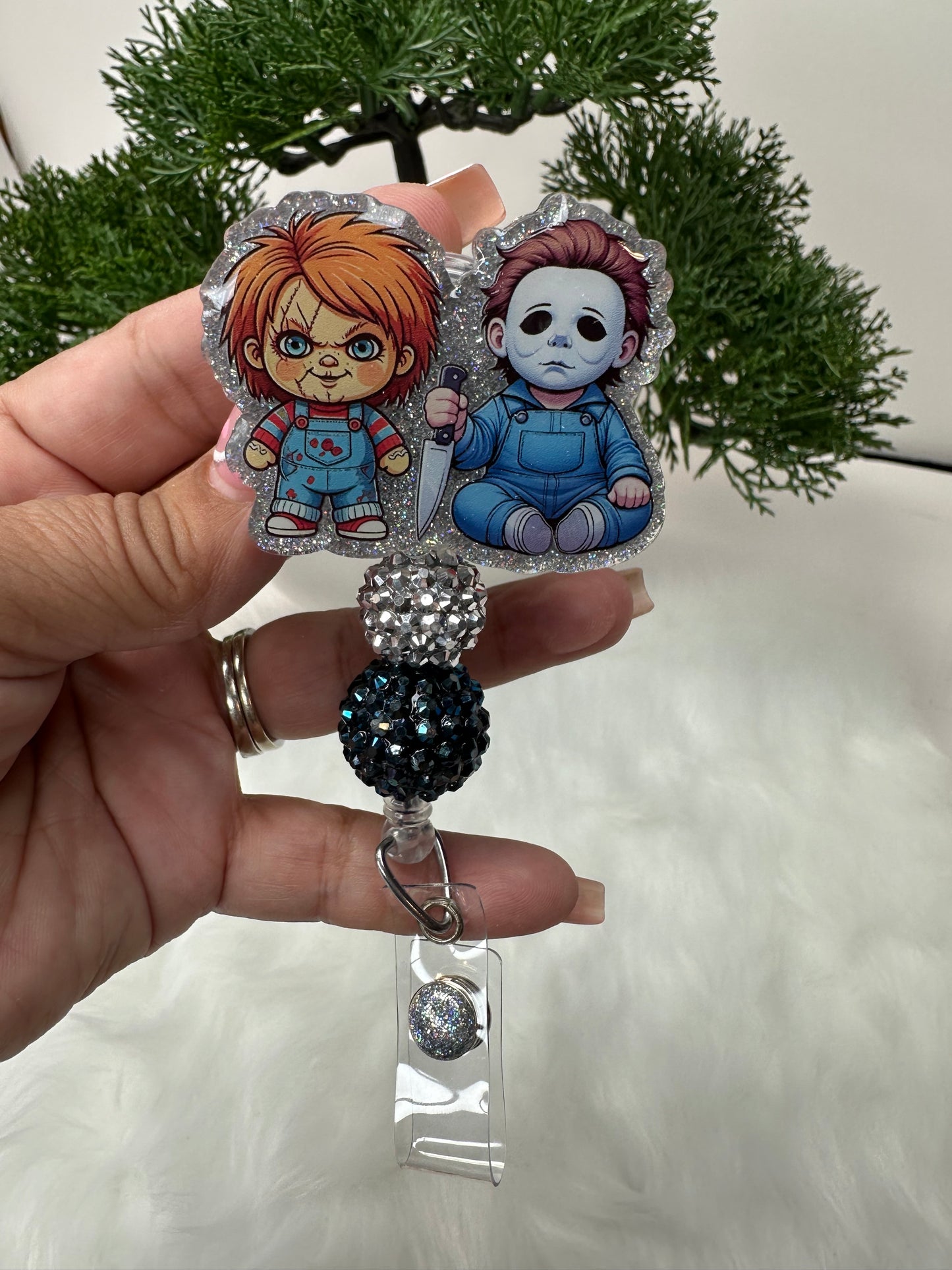Chucky and Myers Badge Reel