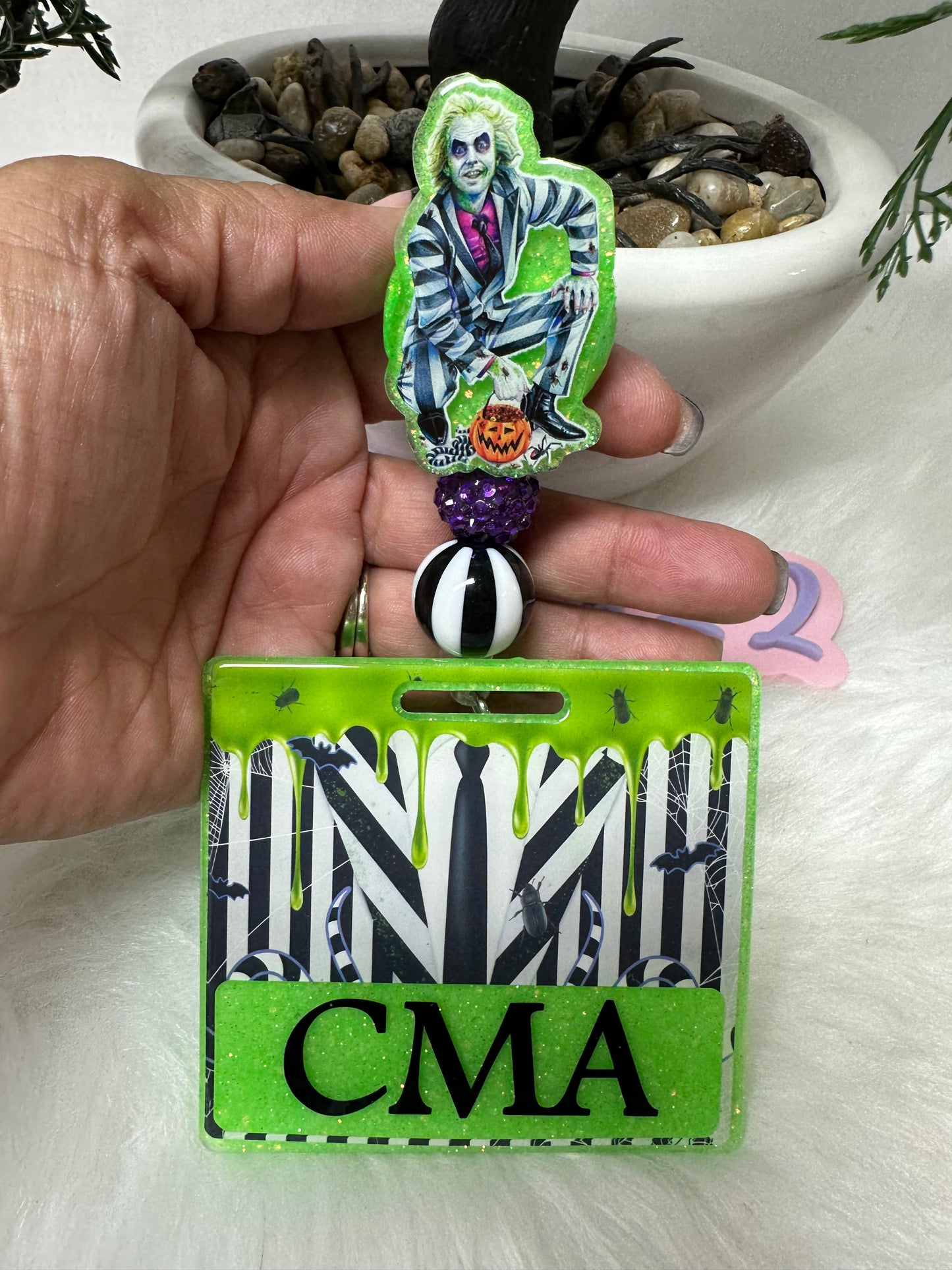 Beetlejuice Badge Buddy Set