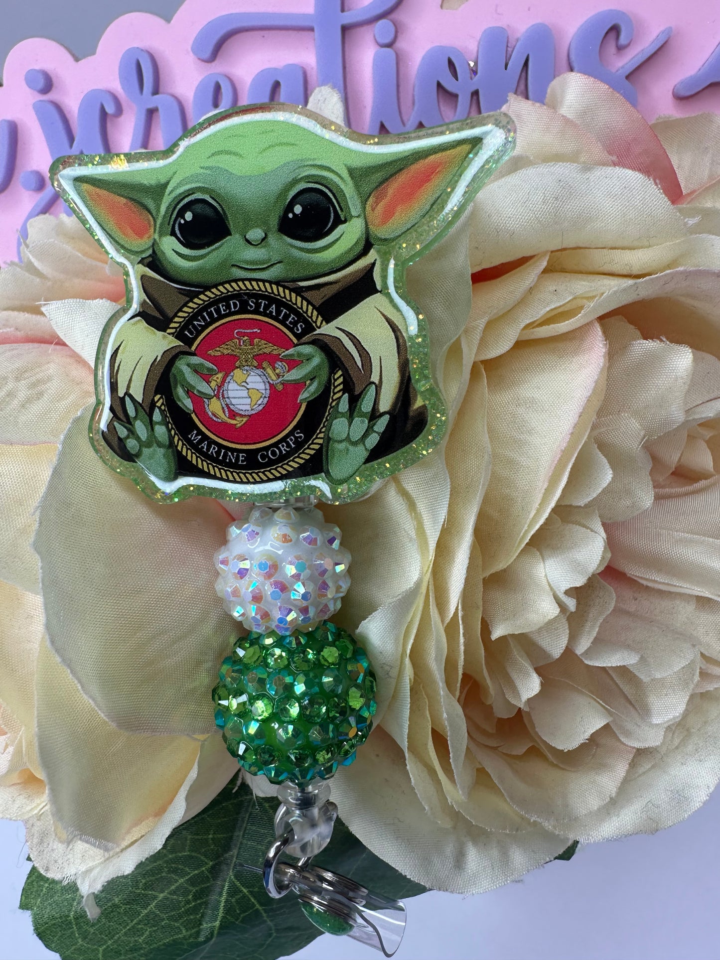 Baby Alien Marine Badge Reel