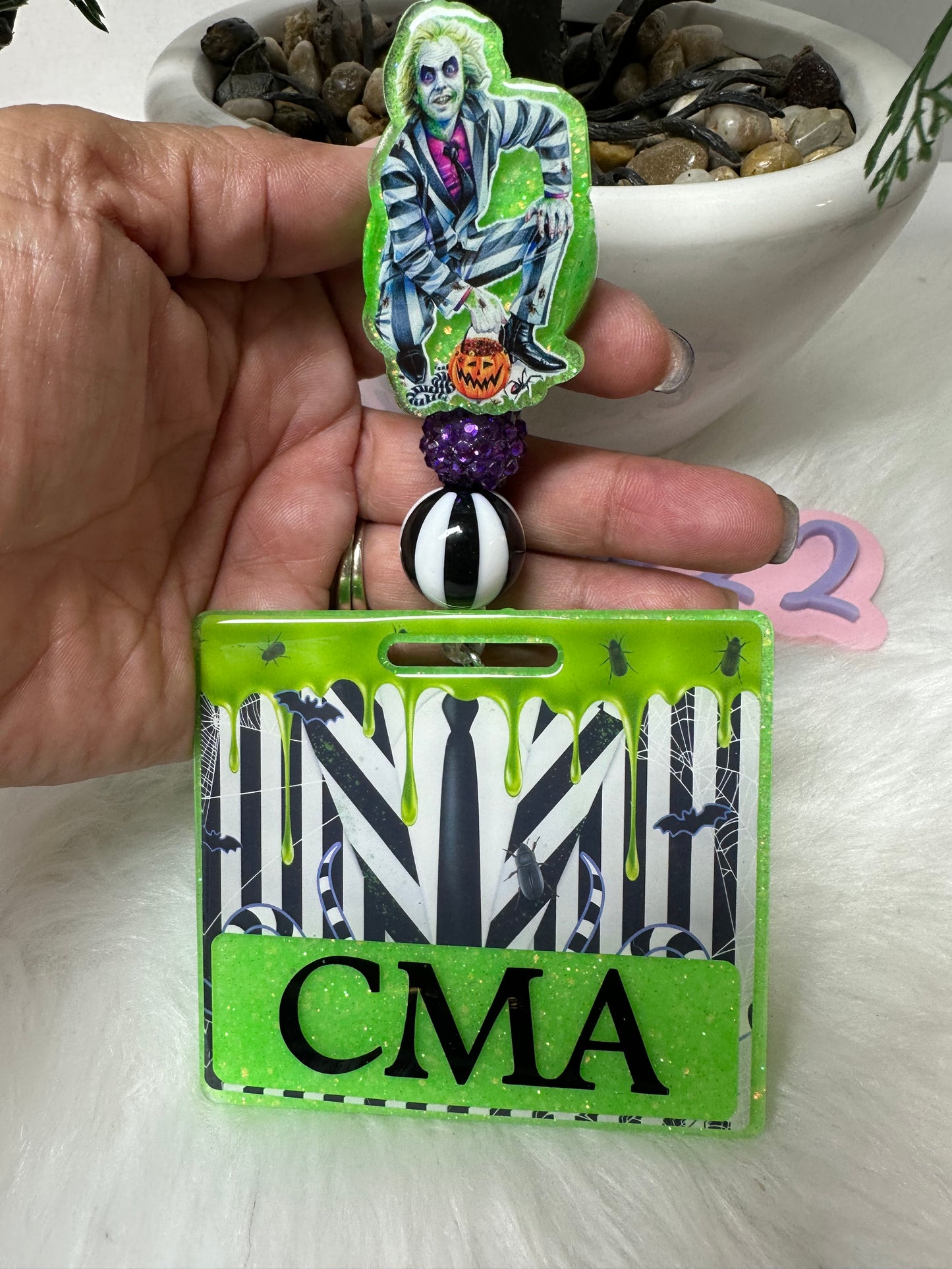 Beetlejuice Badge Buddy Set