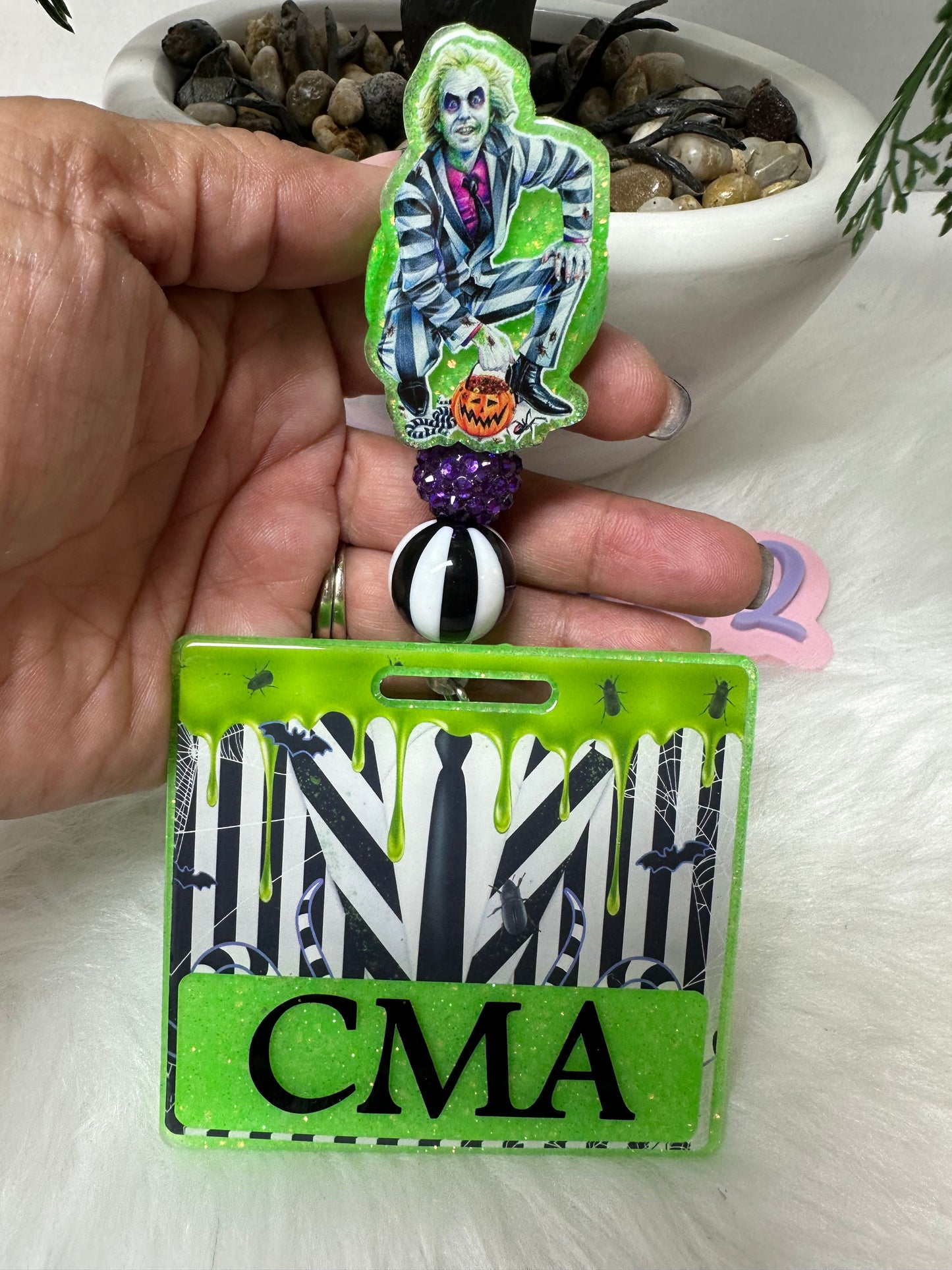 Beetlejuice Badge Buddy Set