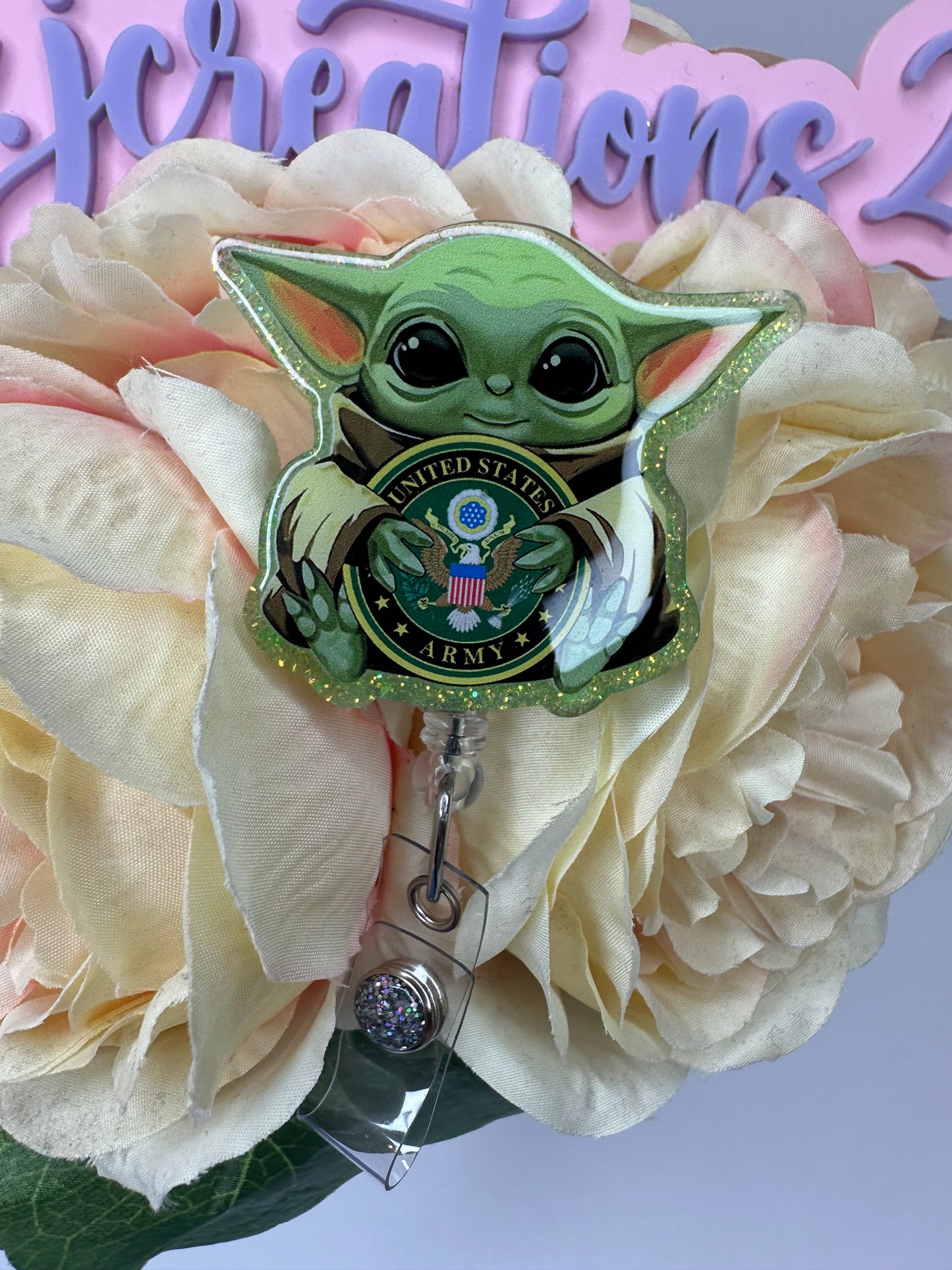 Baby Alien Army Badge Reel