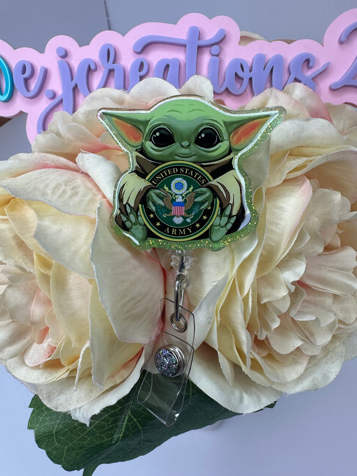 Baby Alien Army Badge Reel