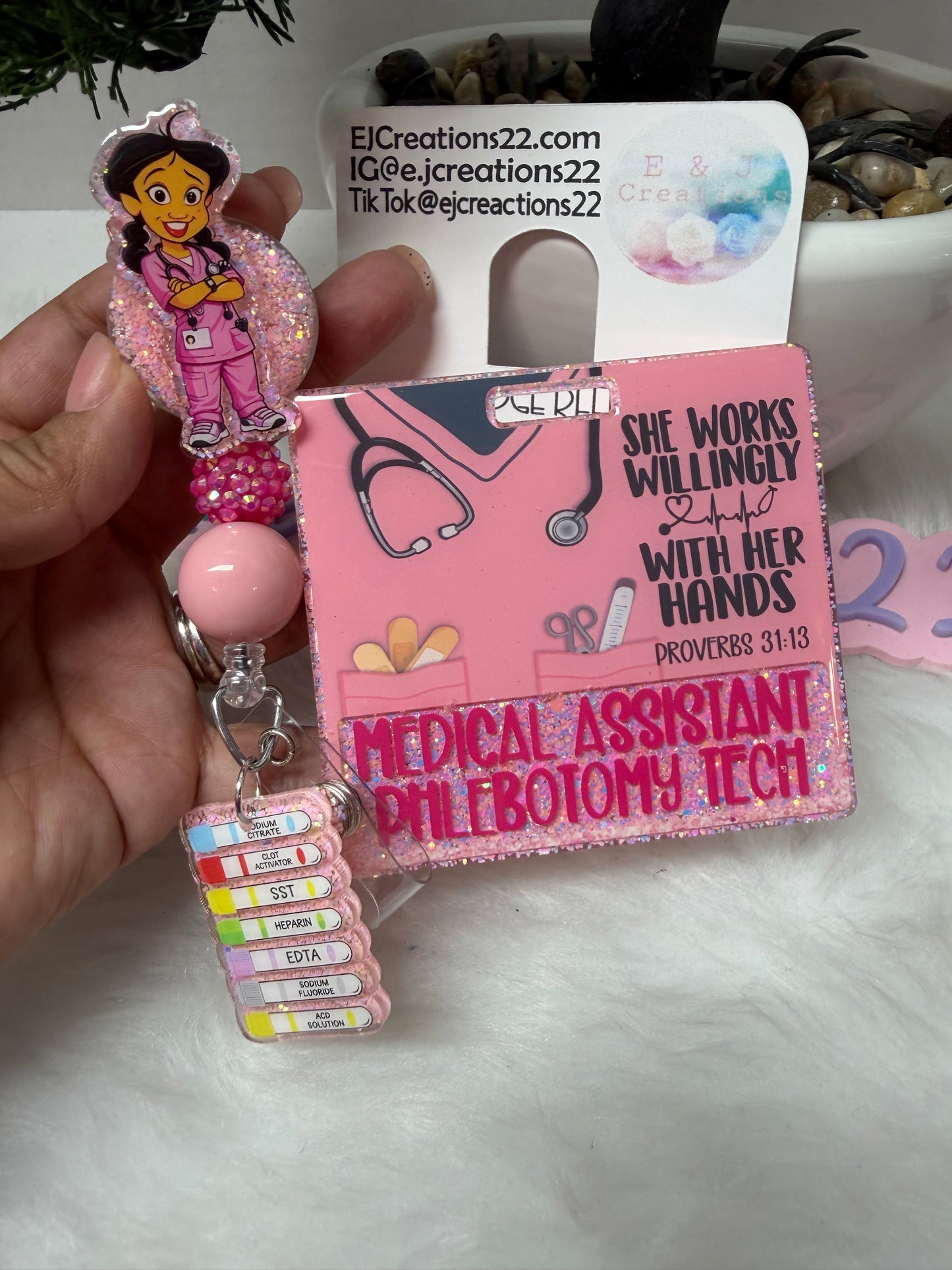 Medical Girlie Badge Buddy Set