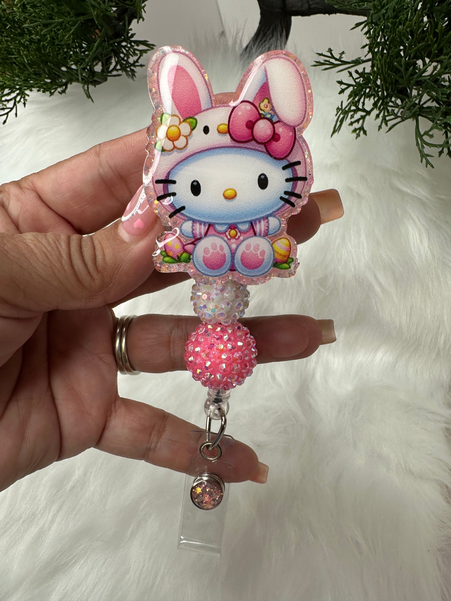 HK Easter Bunny Badge Reel
