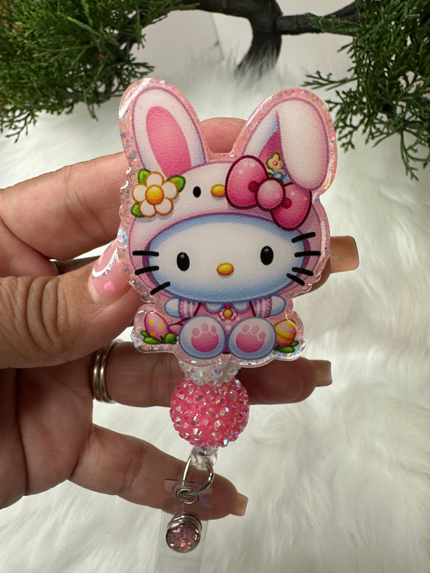 HK Easter Bunny Badge Reel