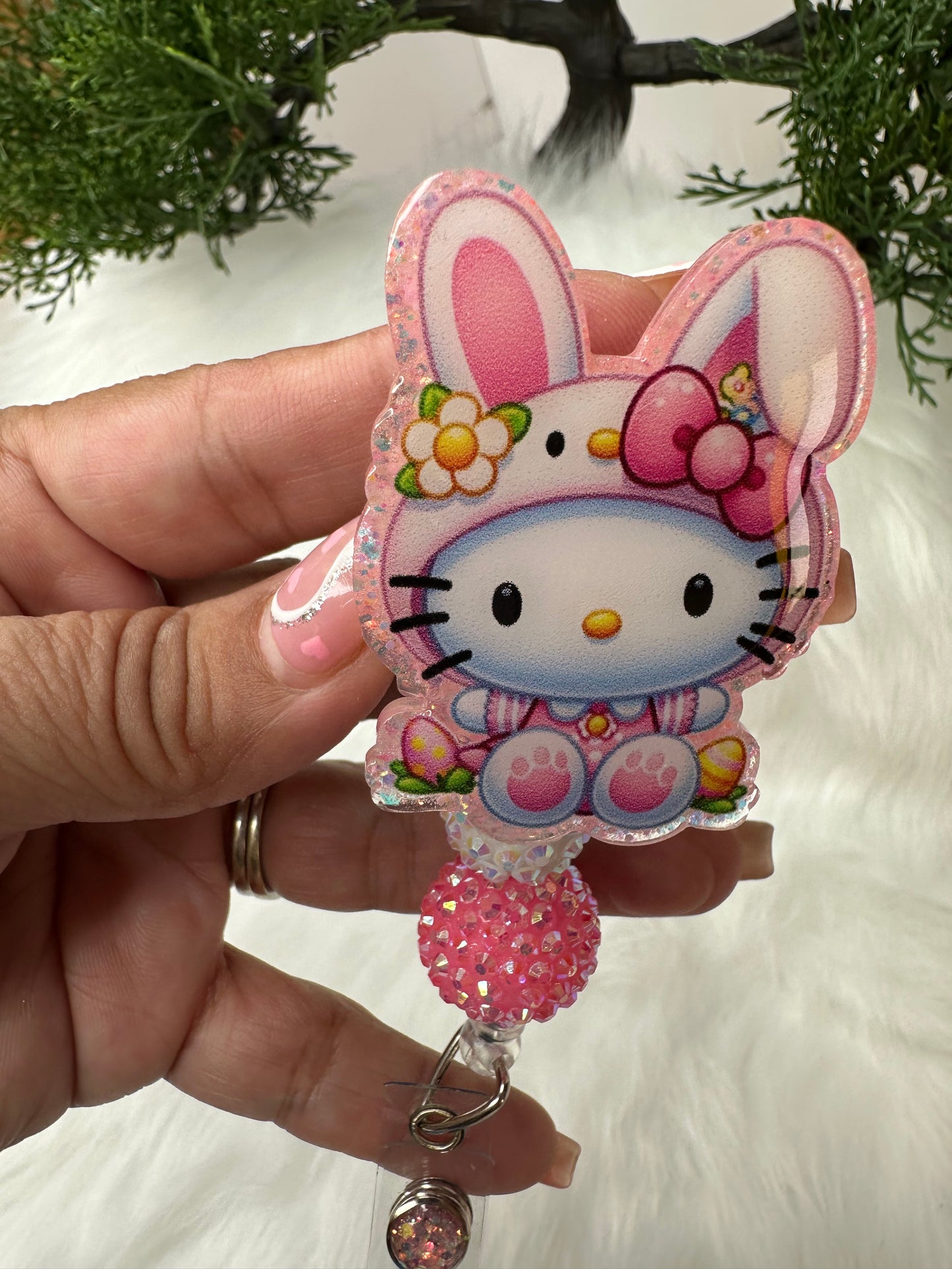 HK Easter Bunny Badge Reel