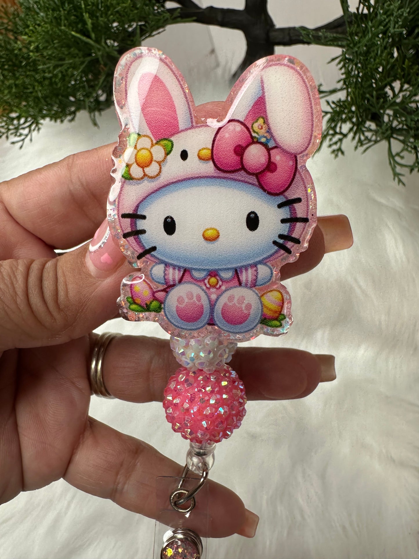 HK Easter Bunny Badge Reel