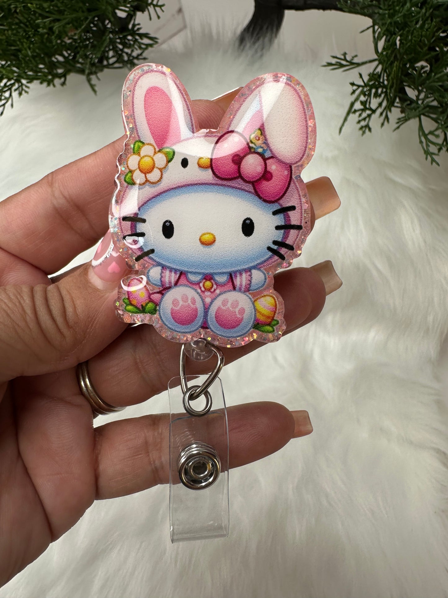 HK Easter Bunny Badge Reel