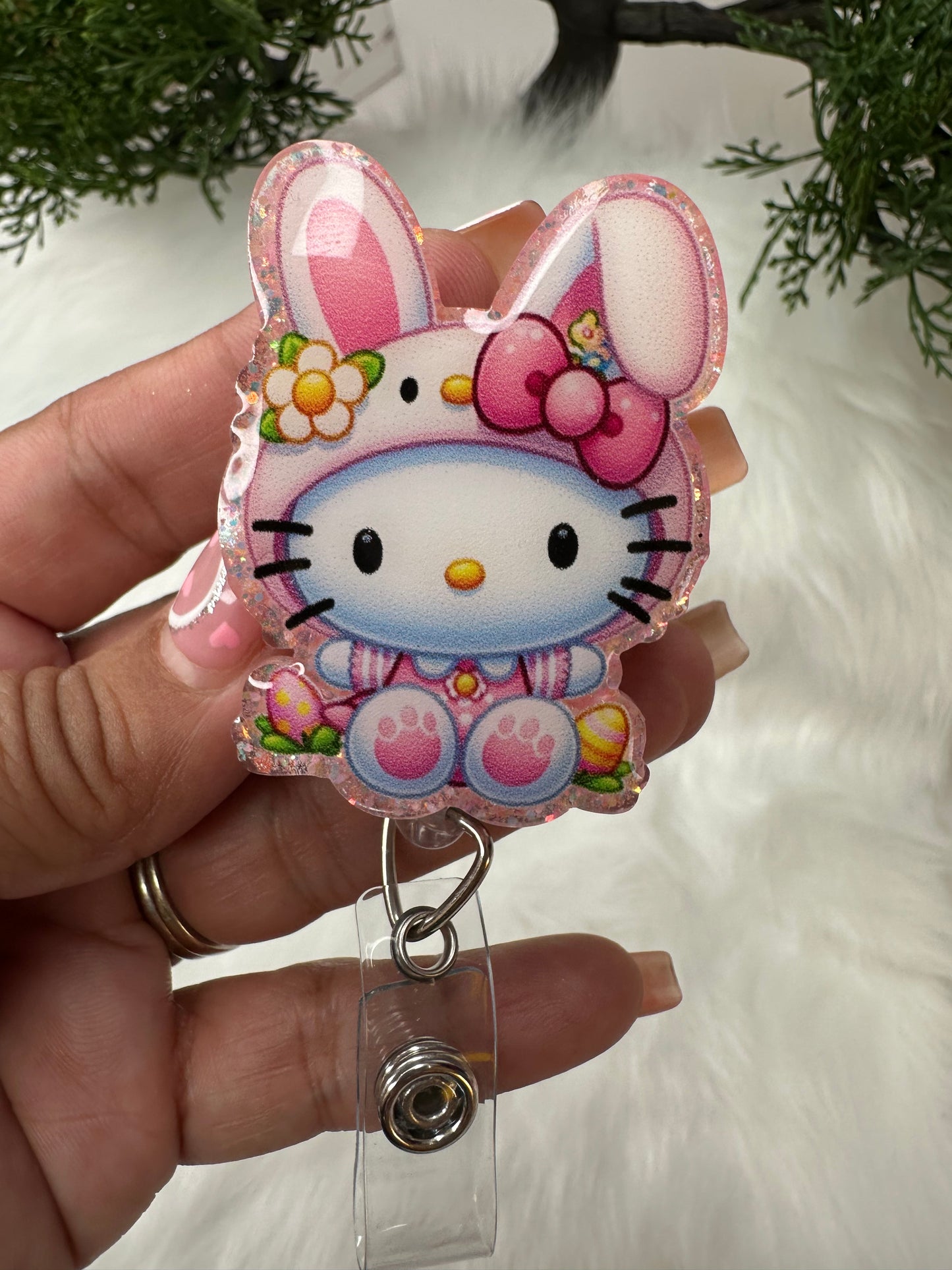 HK Easter Bunny Badge Reel