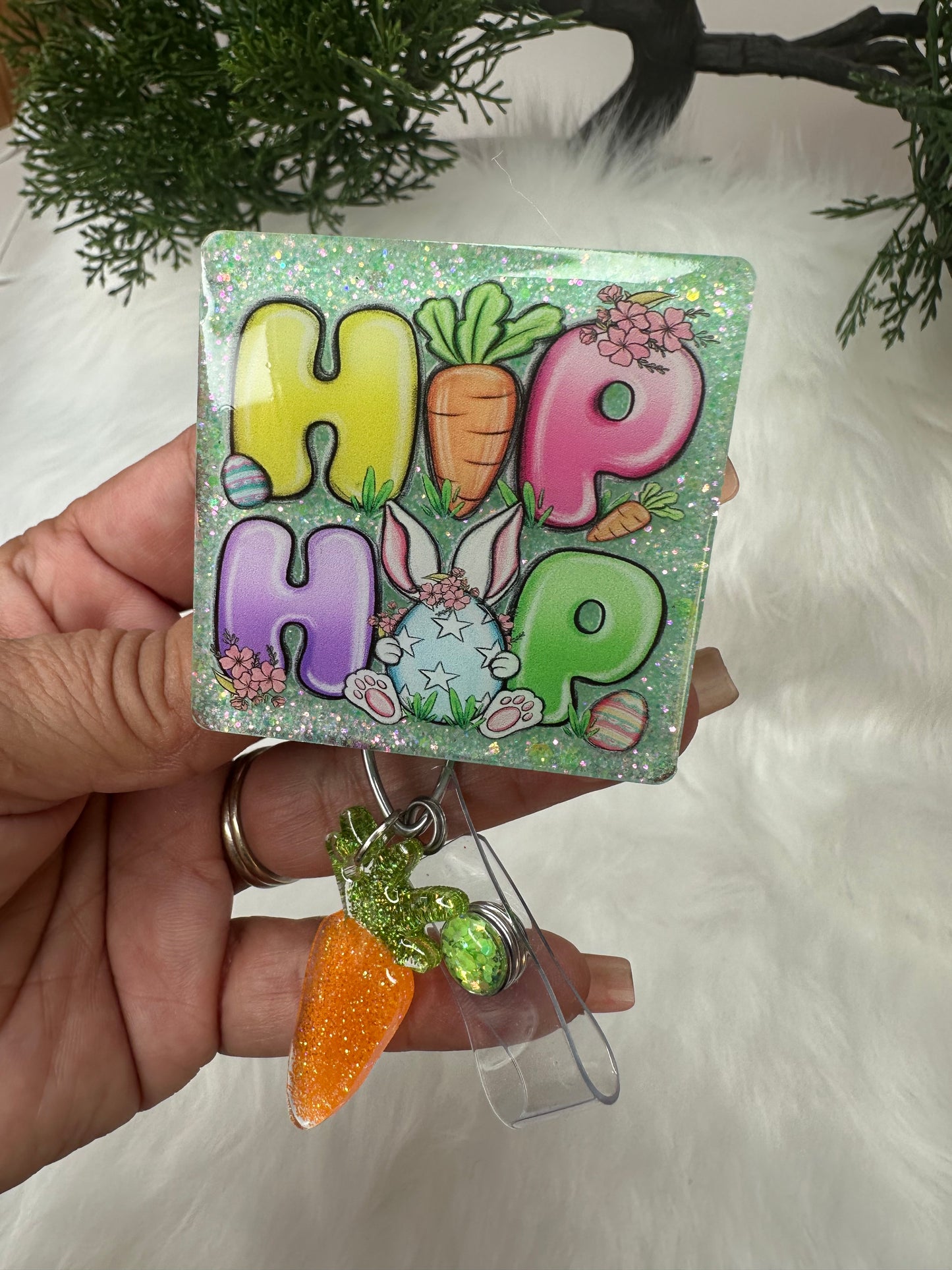 Easter Hip Hop Badge Reel