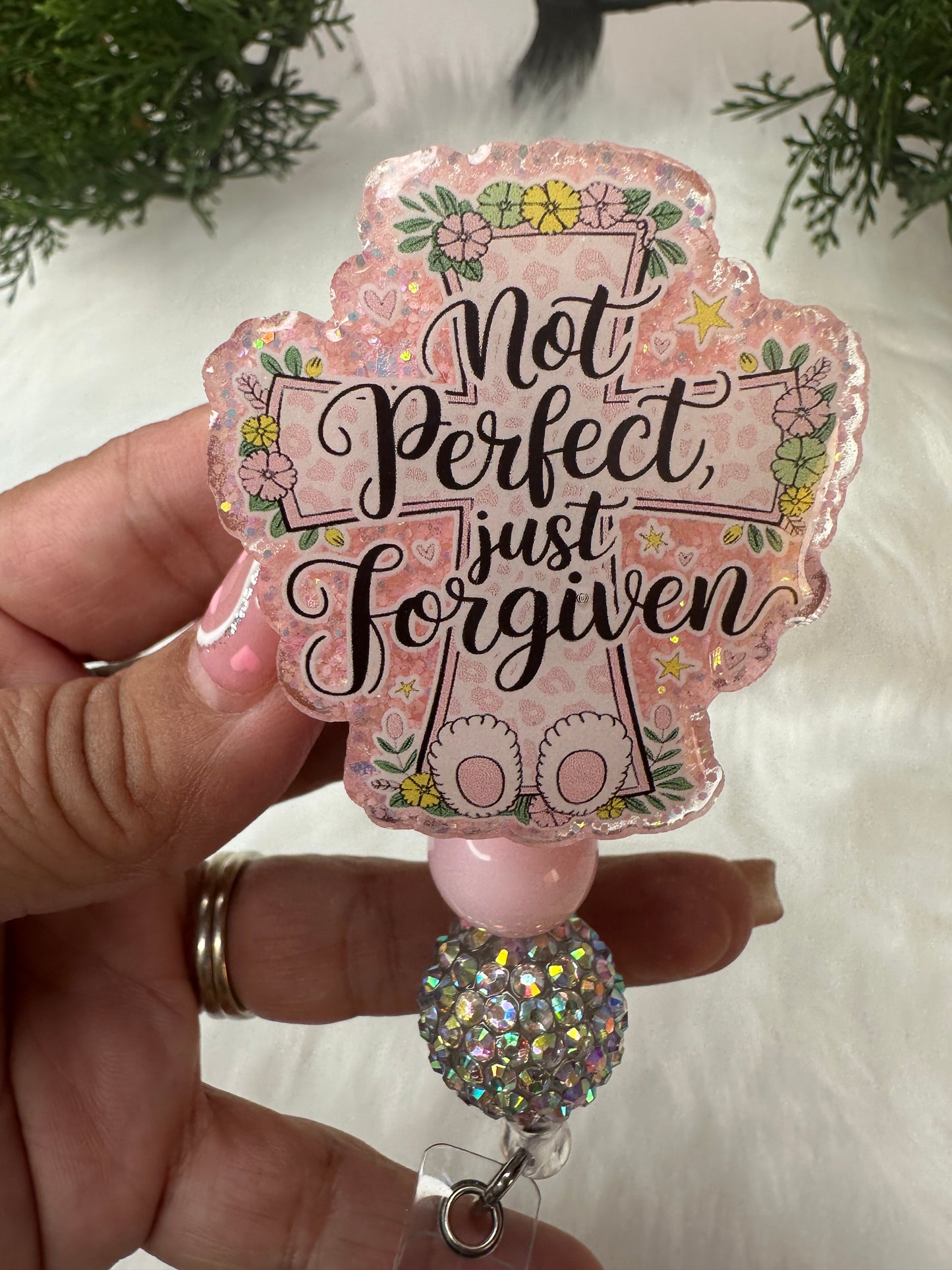Not Perfect just Forgiven Badge Reel