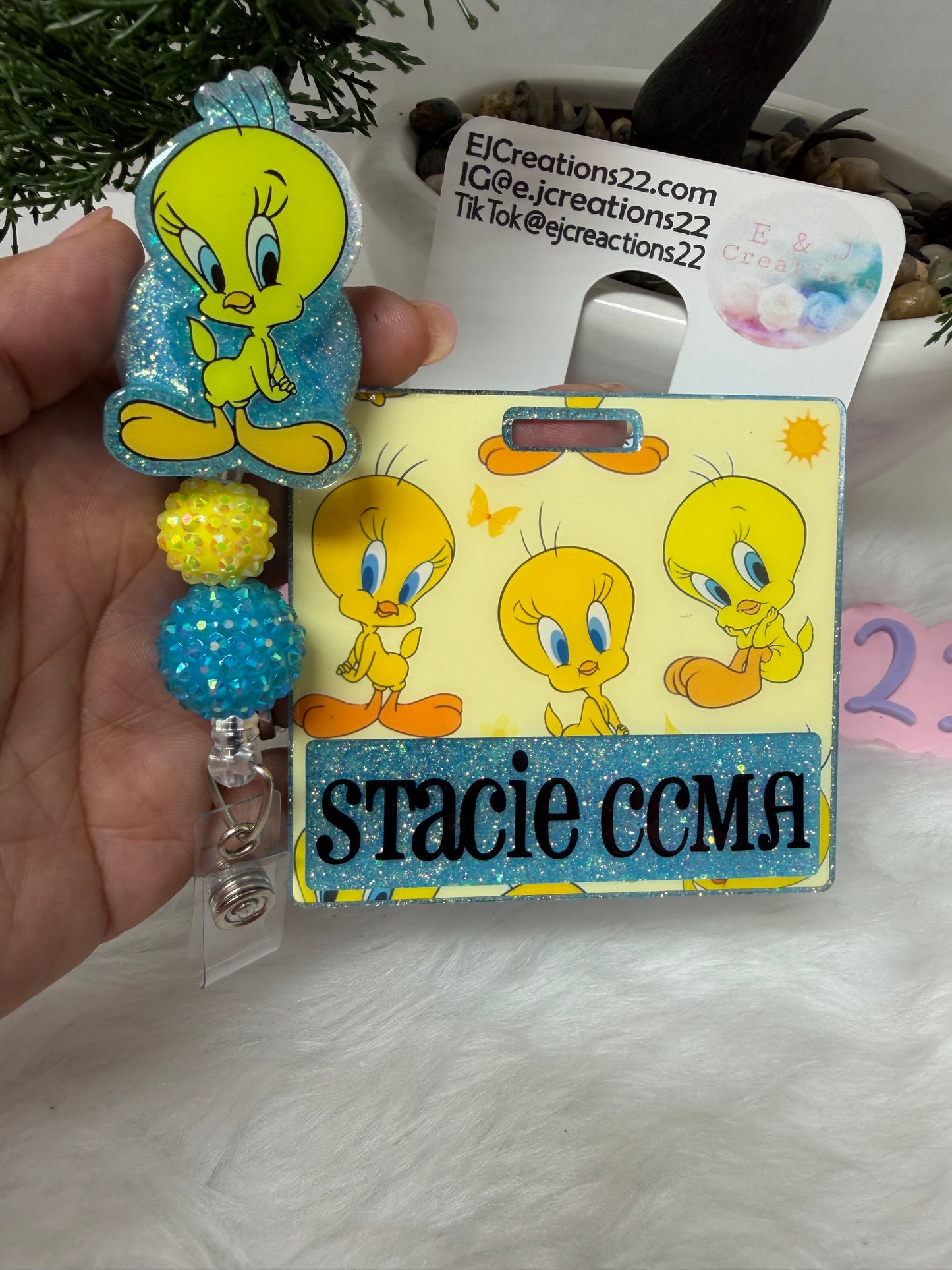 Yellow Bird Badge Buddy Set