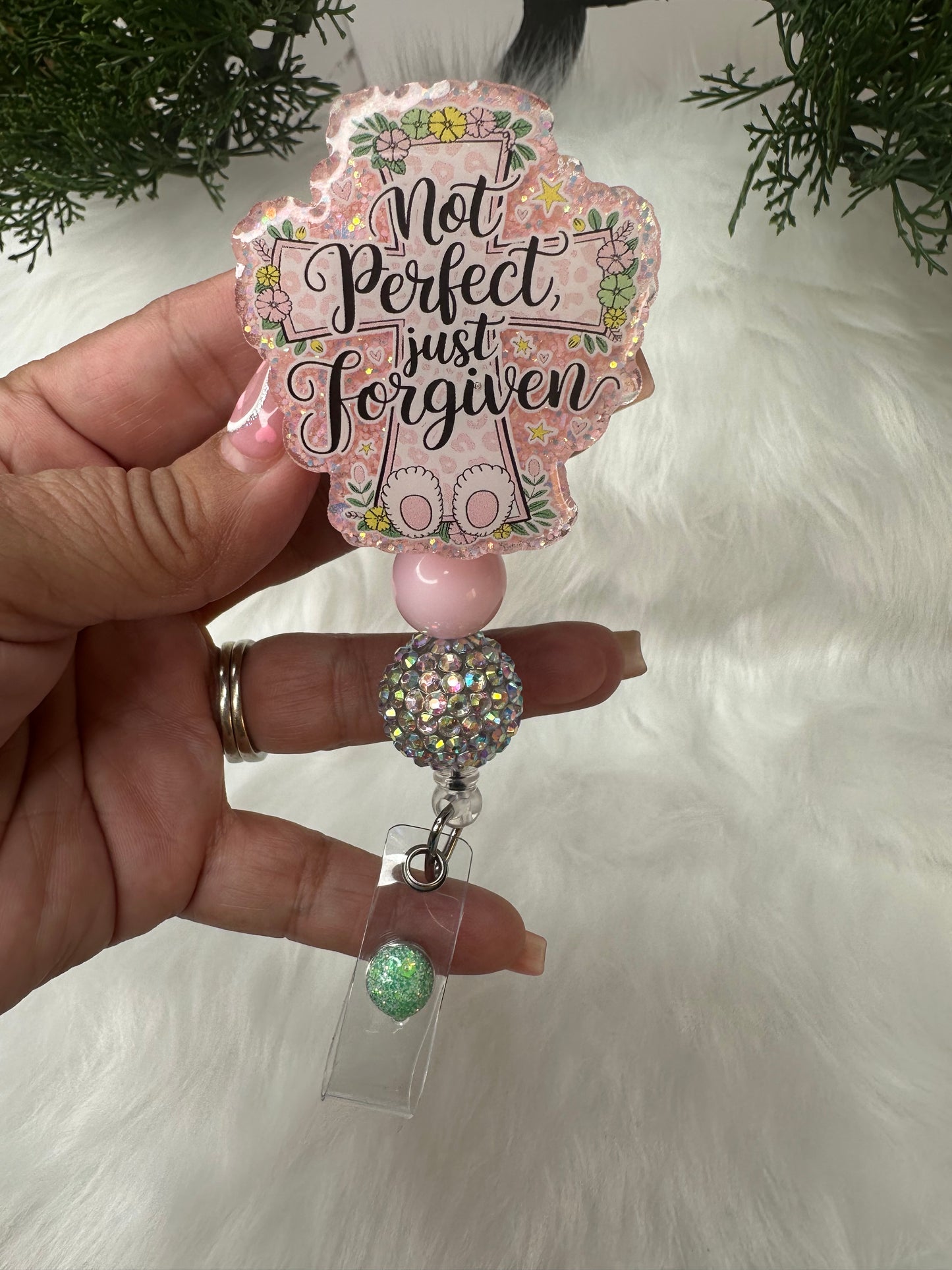 Not Perfect just Forgiven Badge Reel