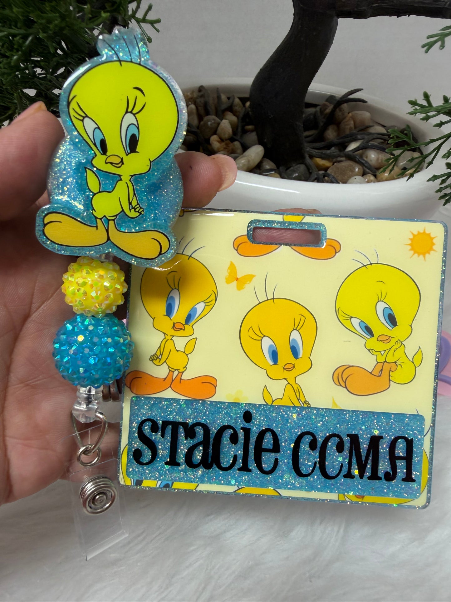 Yellow Bird Badge Buddy Set
