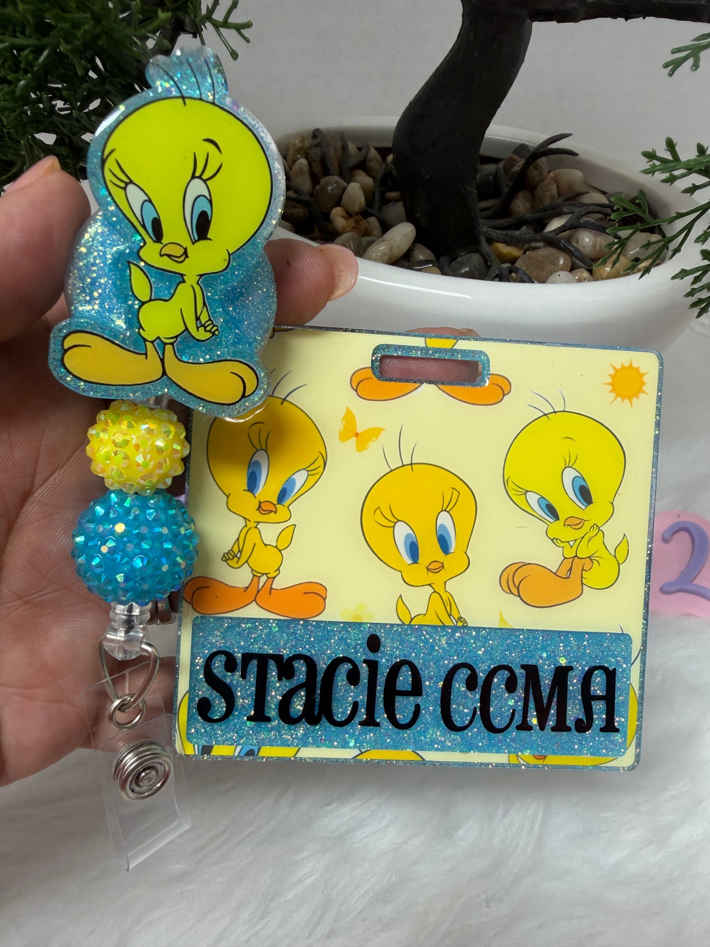 Yellow Bird Badge Buddy Set