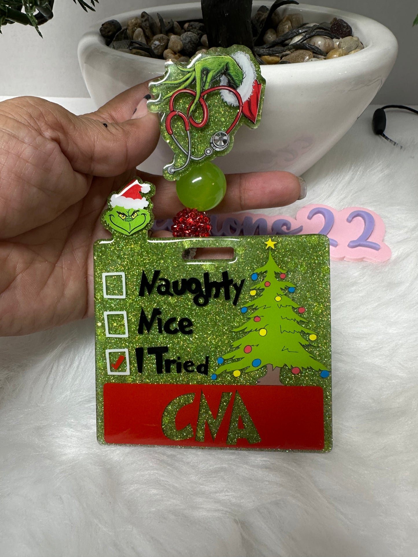 Naughty Nice I Tried Badge Buddy Set
