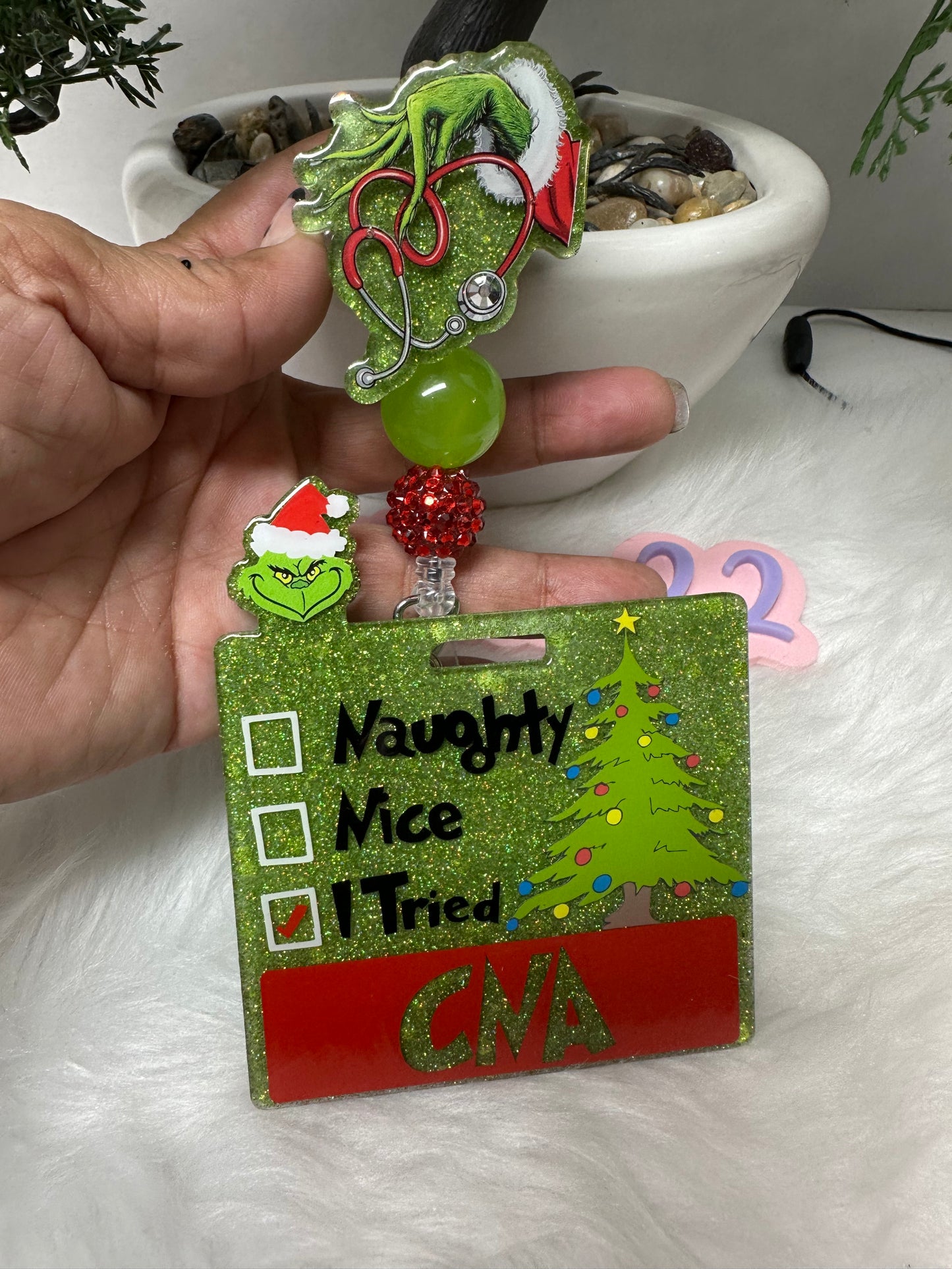 Naughty Nice I Tried Badge Buddy Set