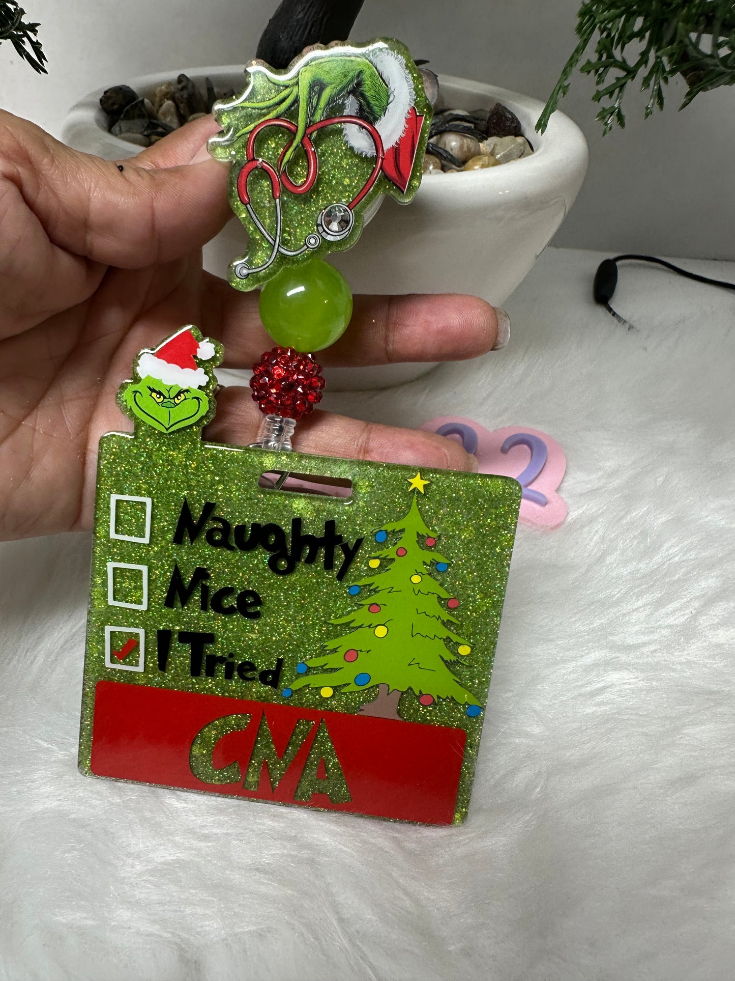 Naughty Nice I Tried Badge Buddy Set