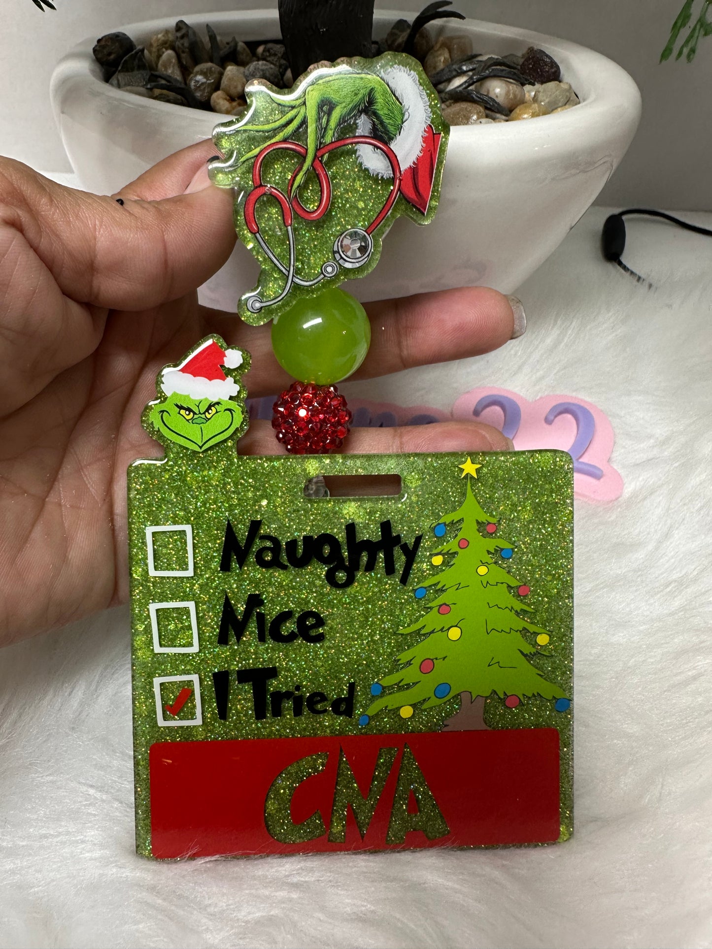 Naughty Nice I Tried Badge Buddy Set