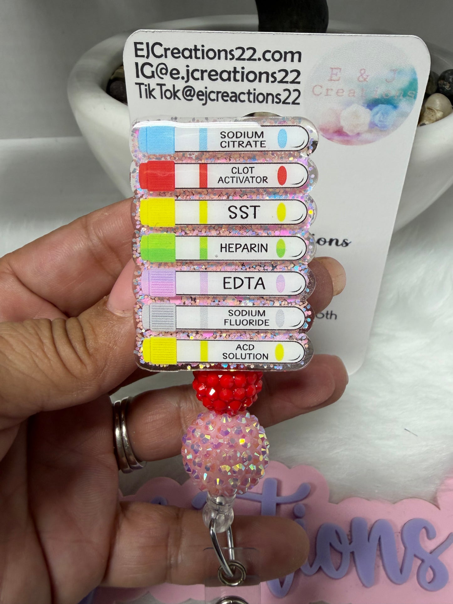 Order of Draw Badge Reel