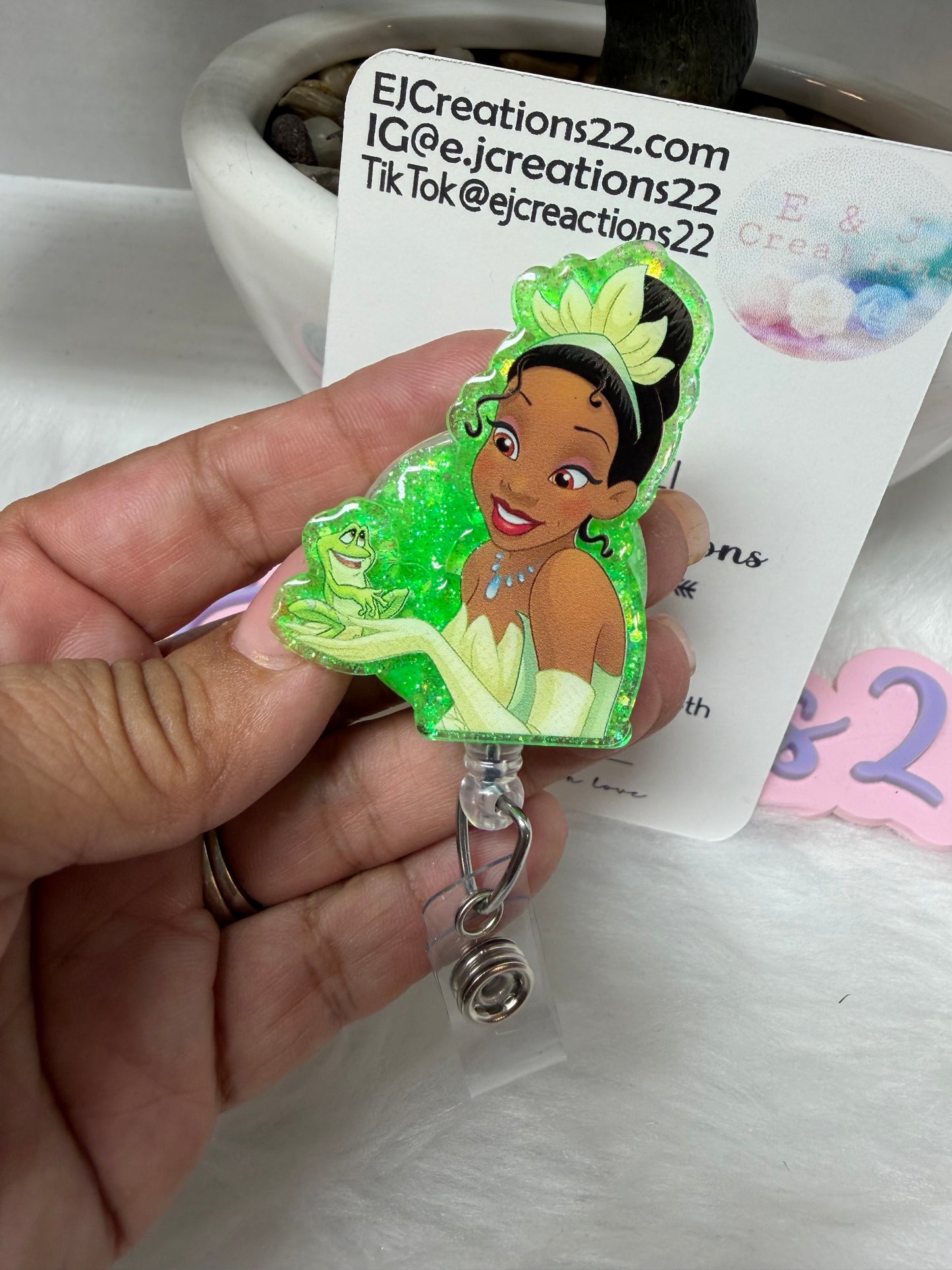Princess T Badge Reel