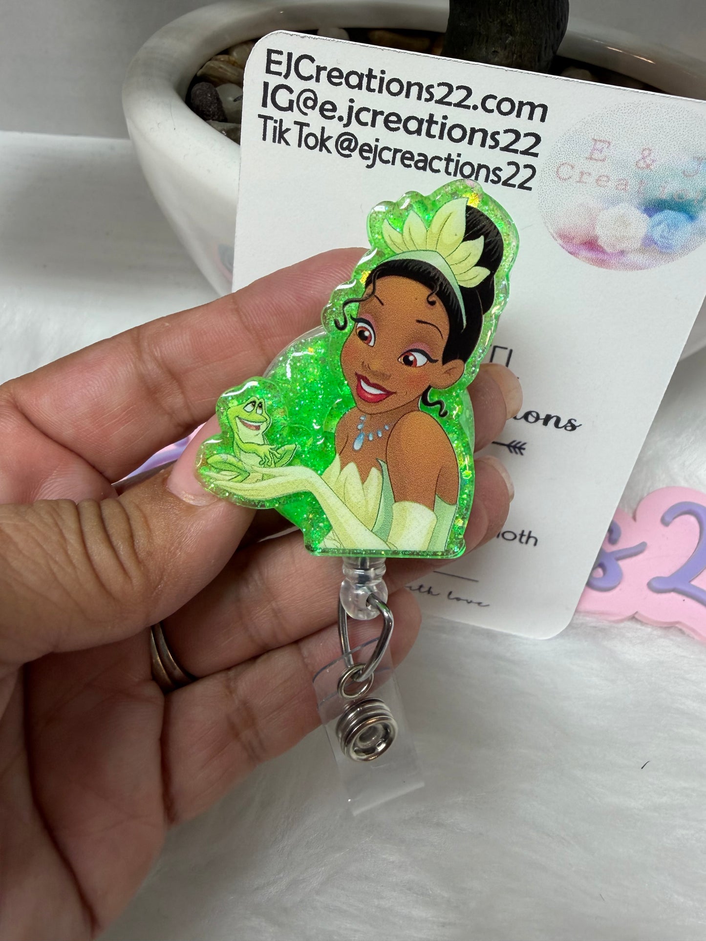 Princess T Badge Reel