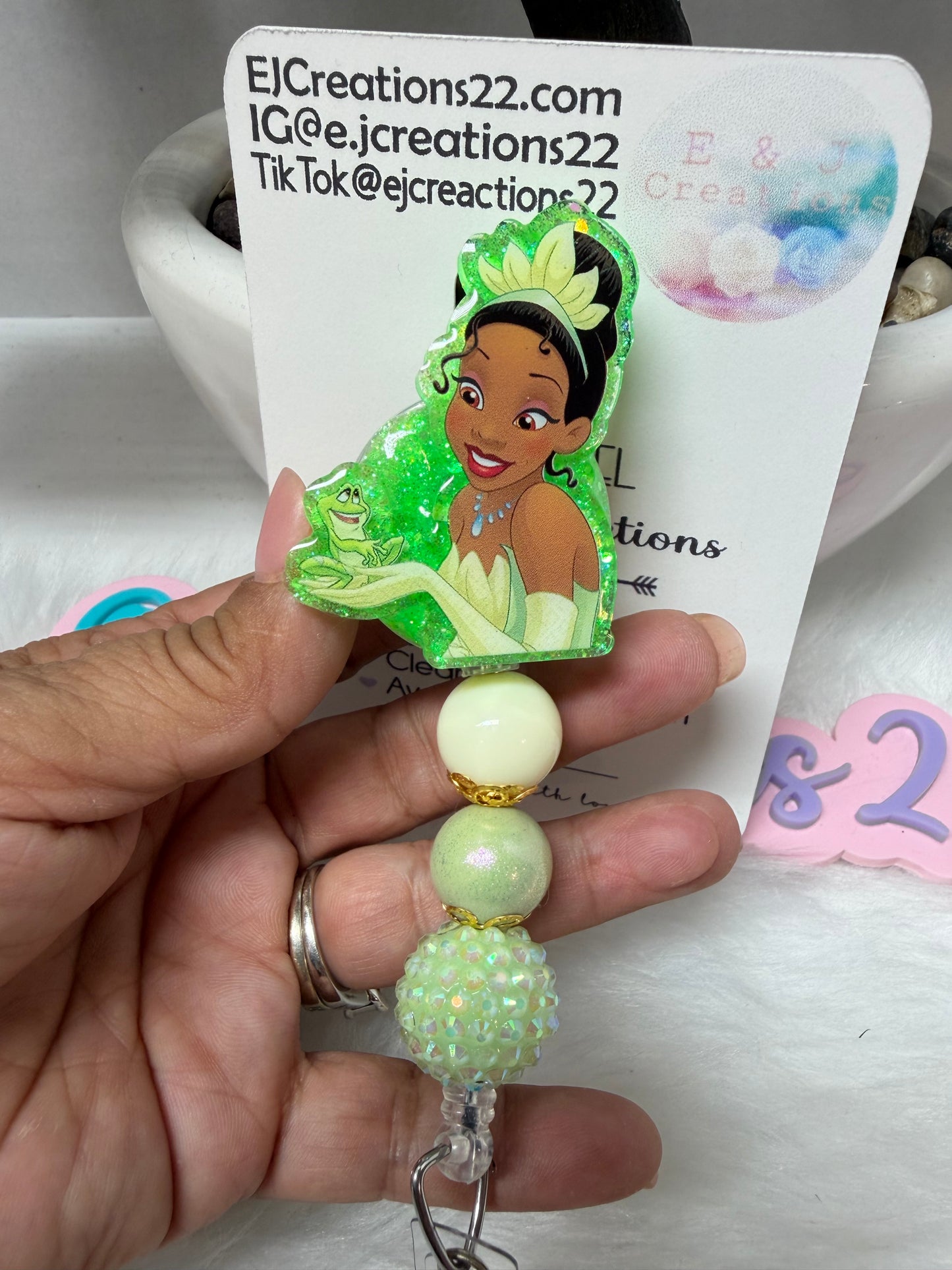 Princess T Badge Reel