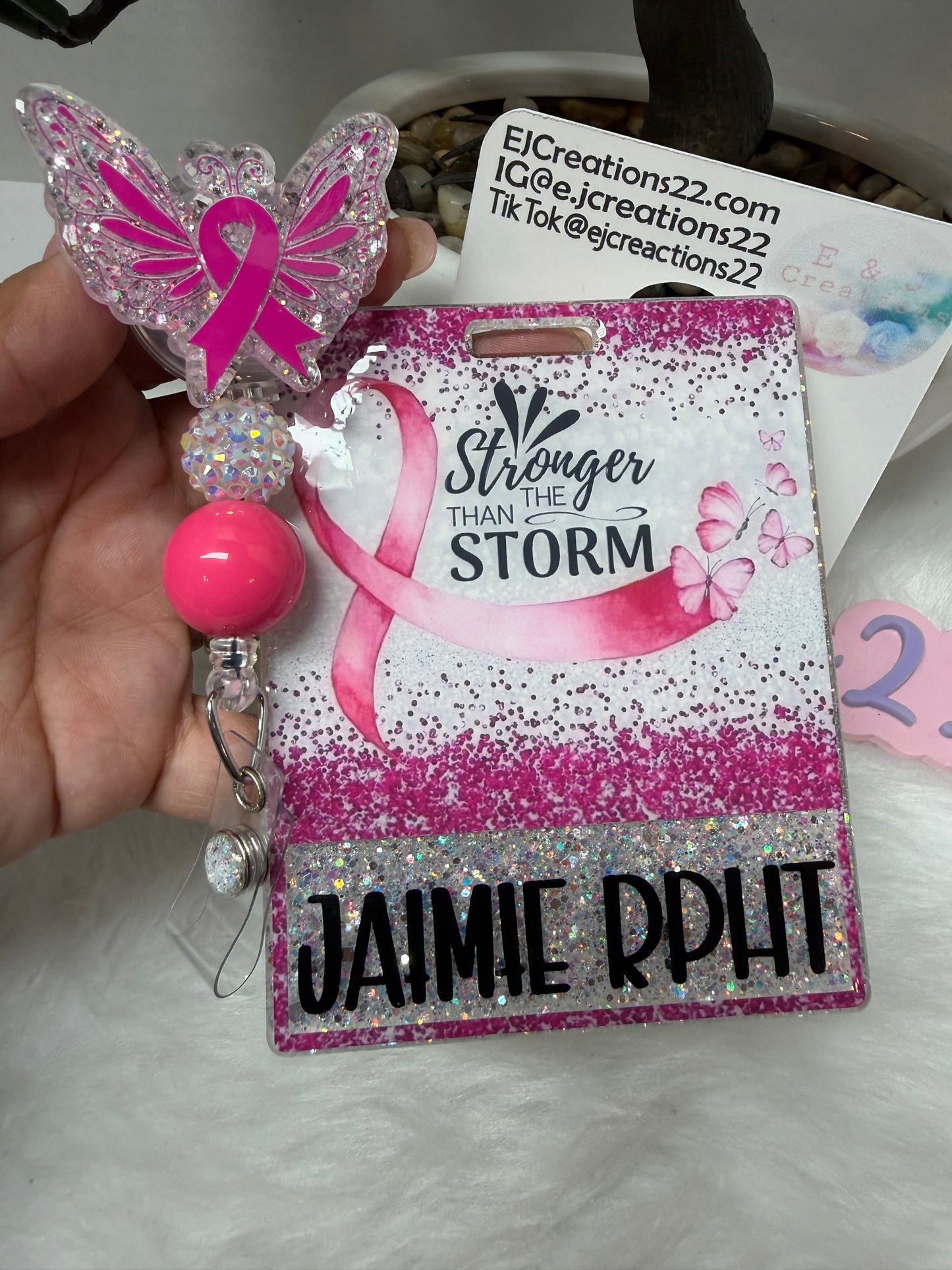 Stronger than the Storm Badge Buddy Set
