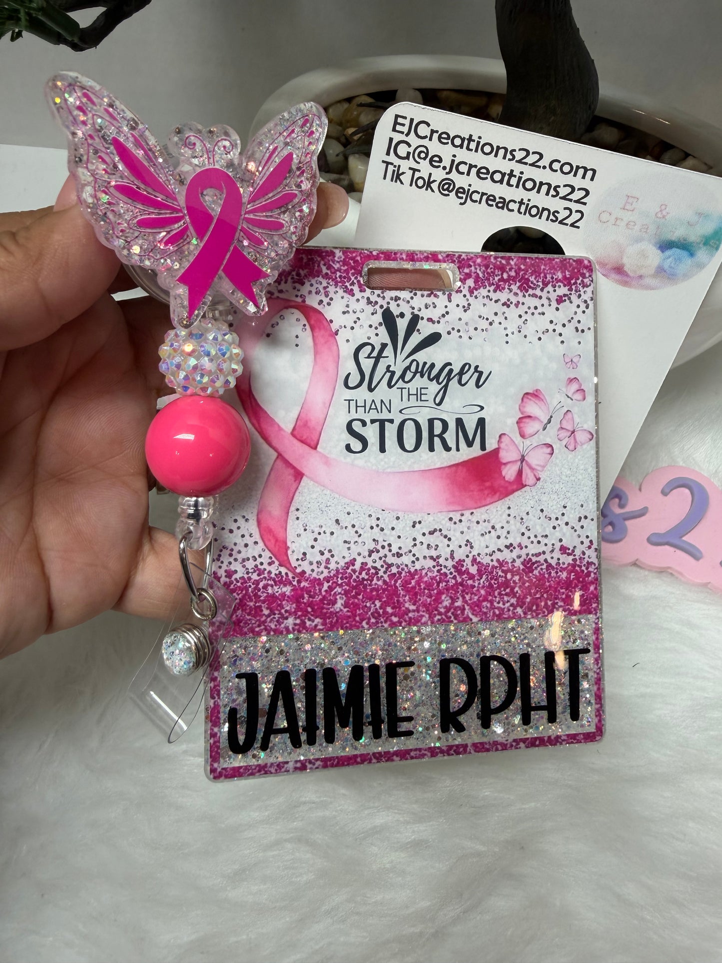Stronger than the Storm Badge Buddy Set