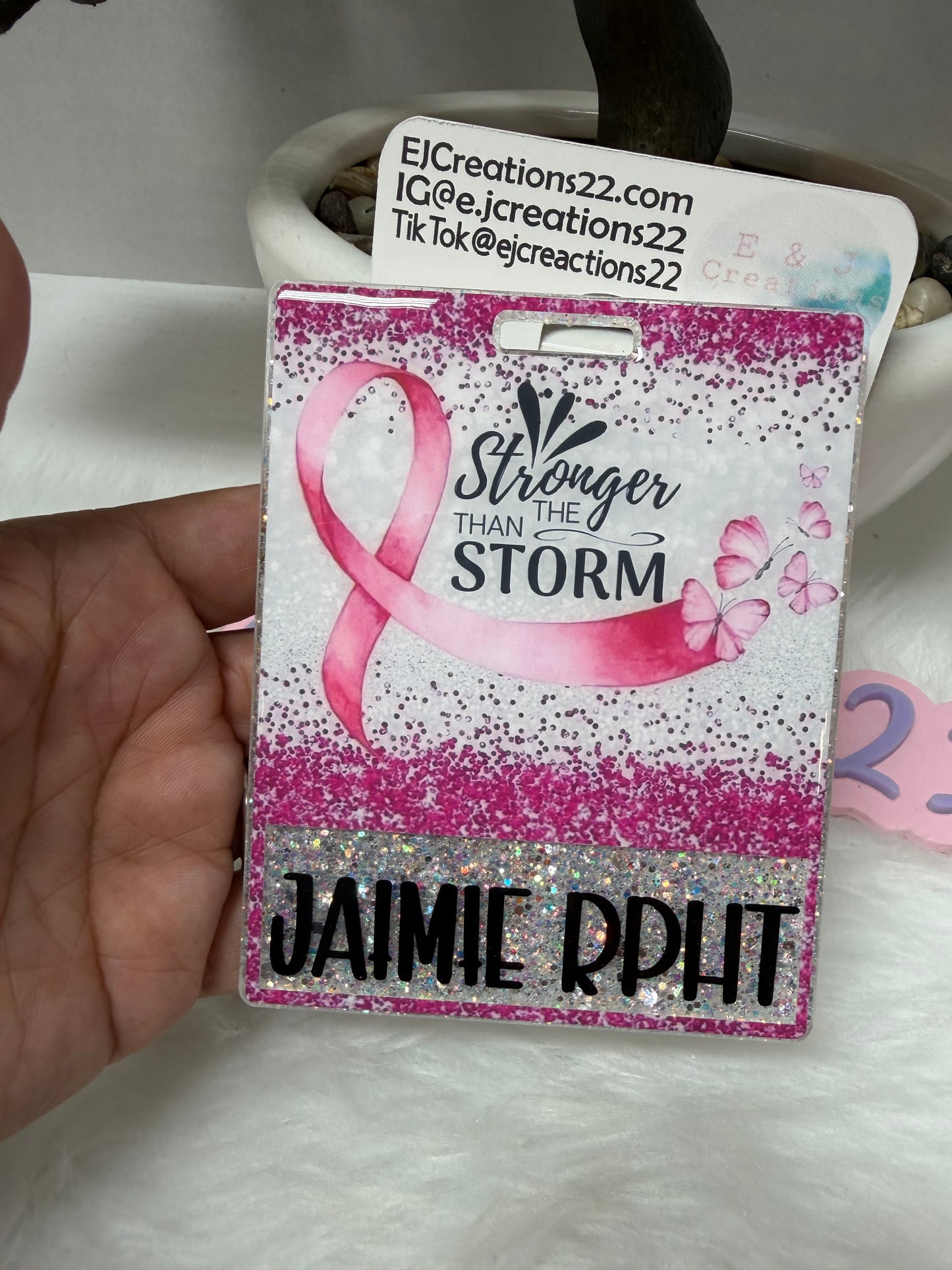 Stronger than the Storm Badge Buddy Set