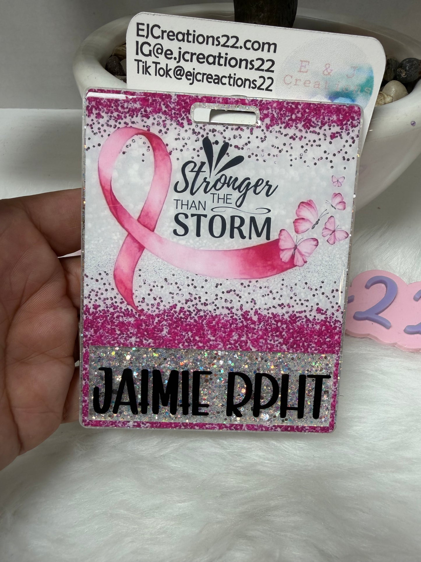 Stronger than the Storm Badge Buddy Set