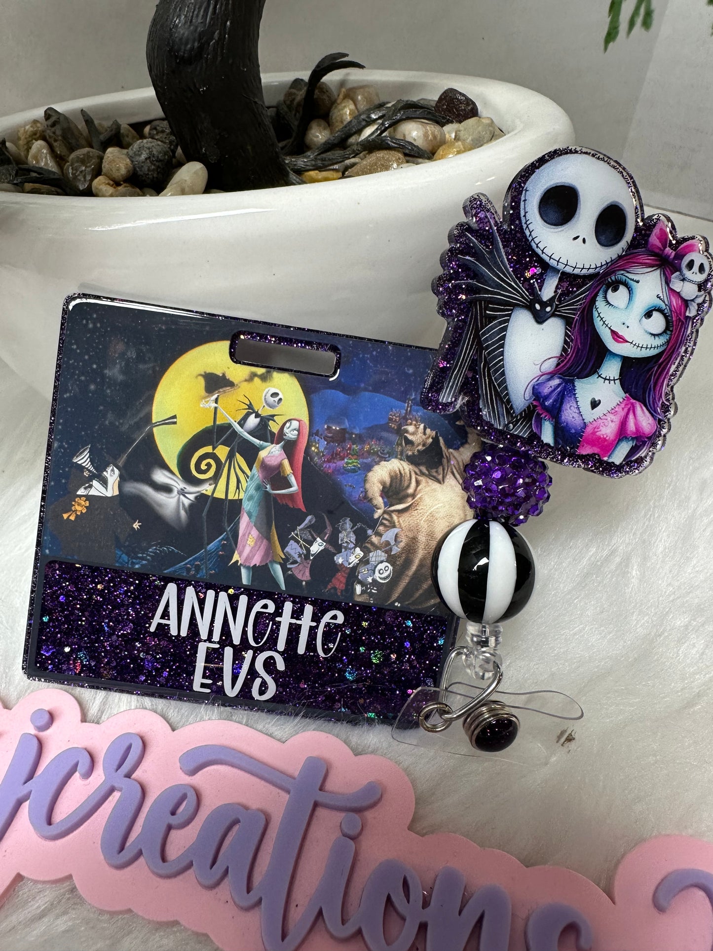 Nightmare Before Christmas Badge Buddy Set