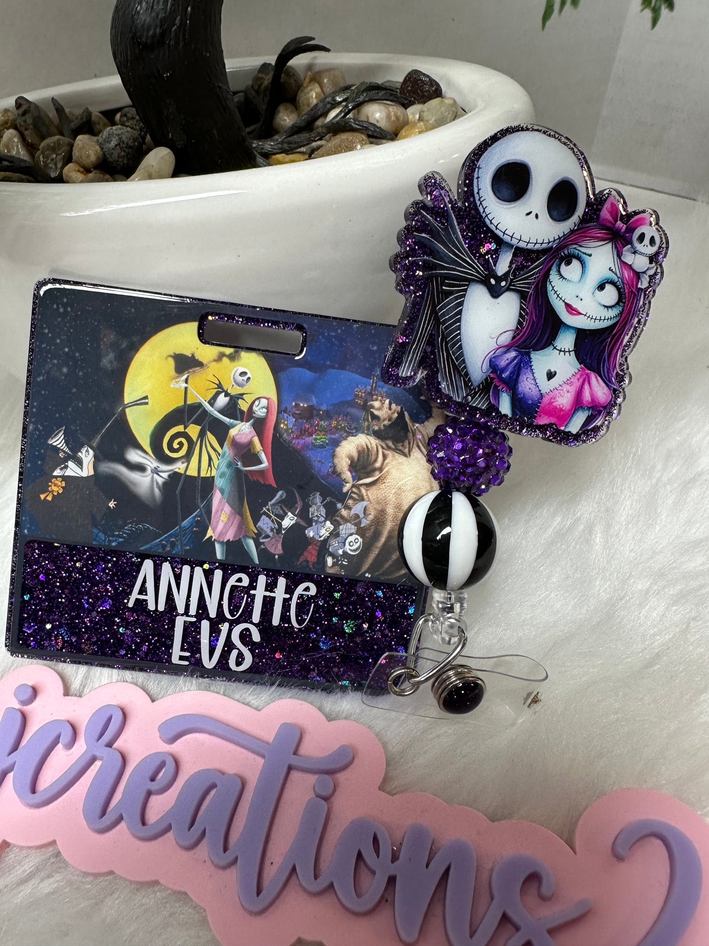 Nightmare Before Christmas Badge Buddy Set