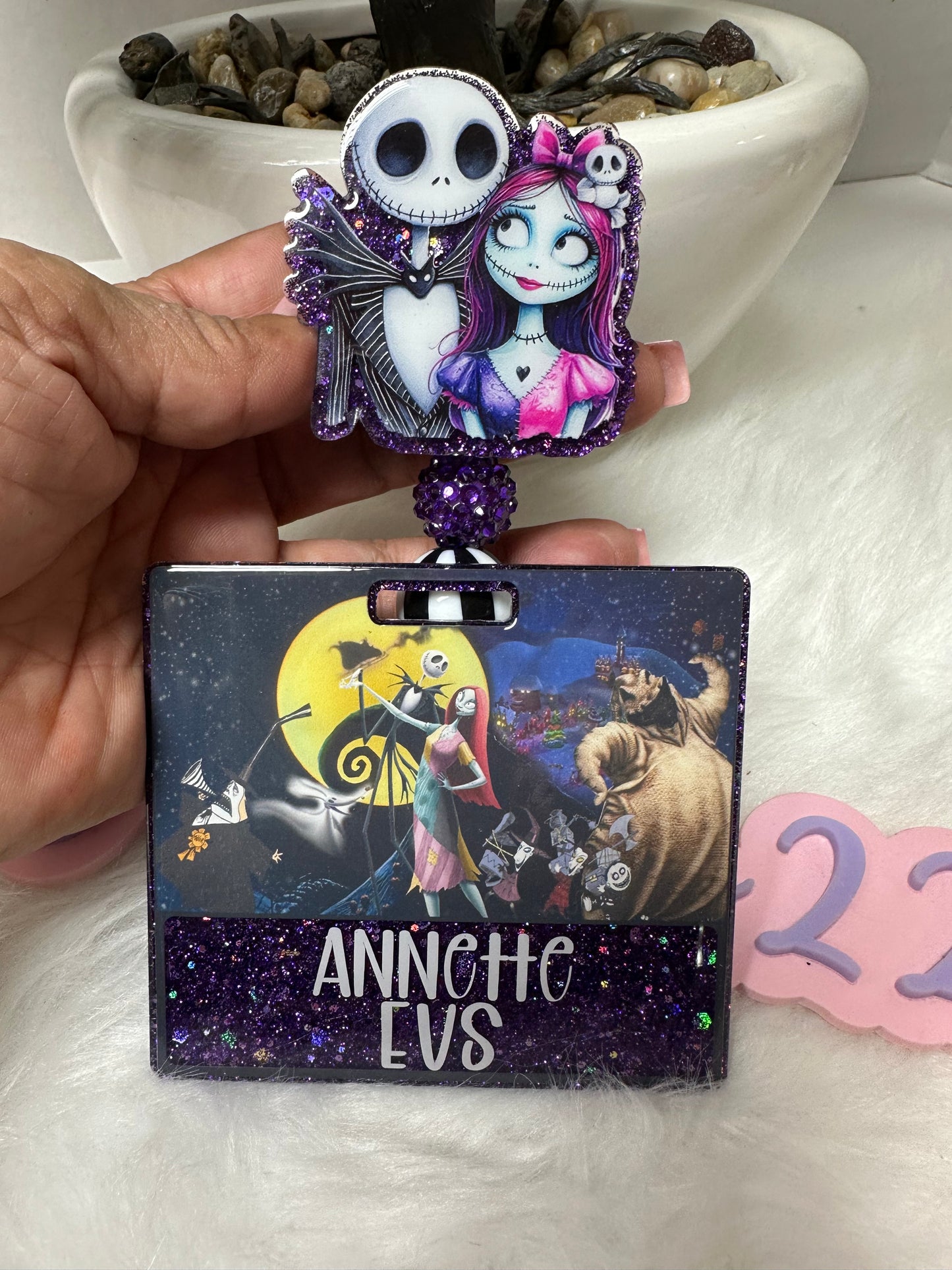 Nightmare Before Christmas Badge Buddy Set