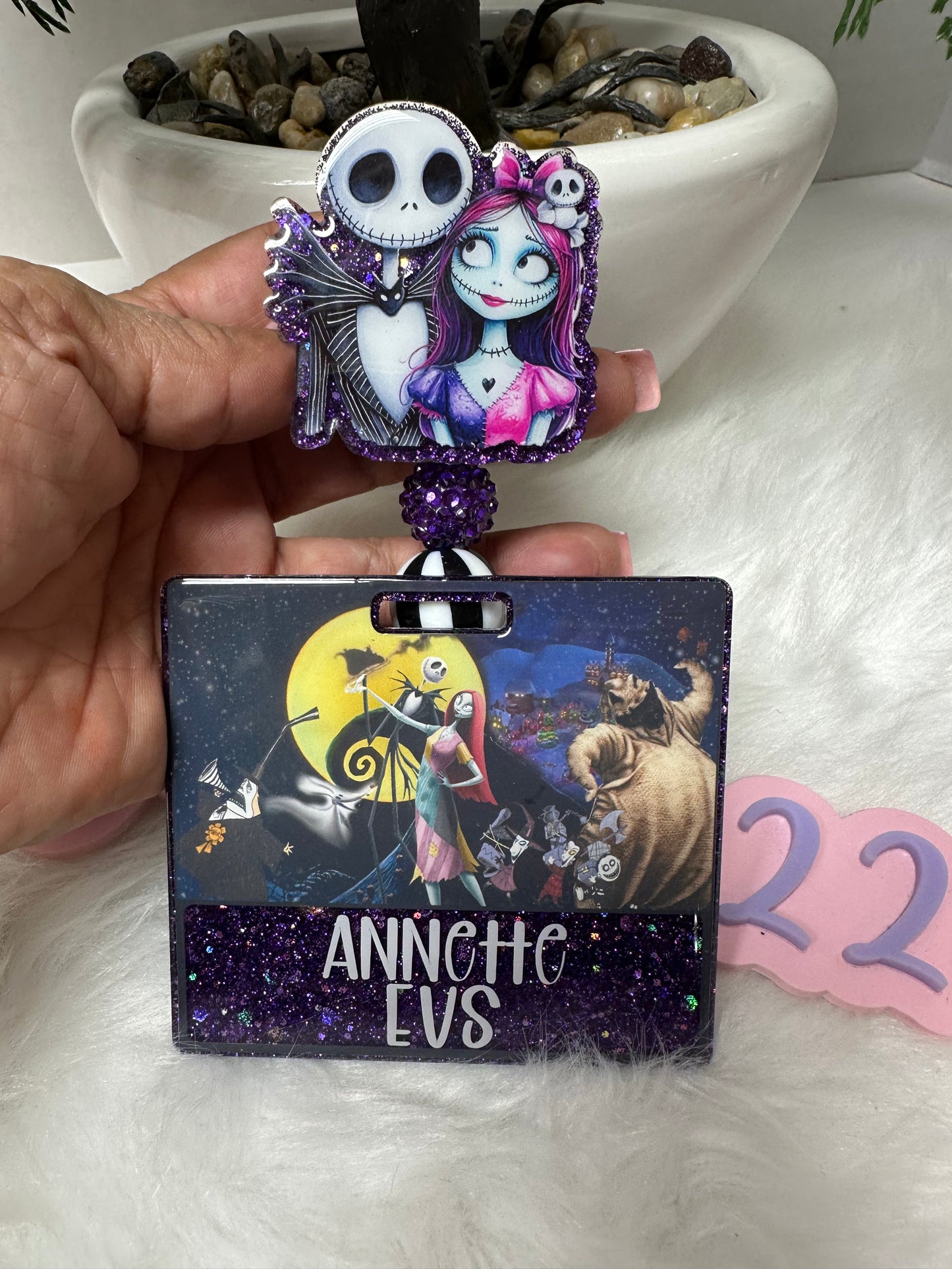 Nightmare Before Christmas Badge Buddy Set
