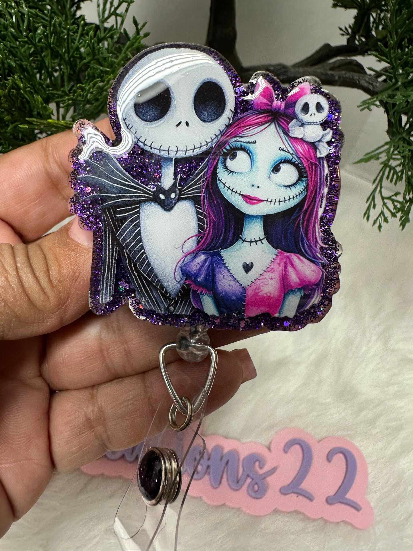 Nightmare Before Christmas Badge Reel