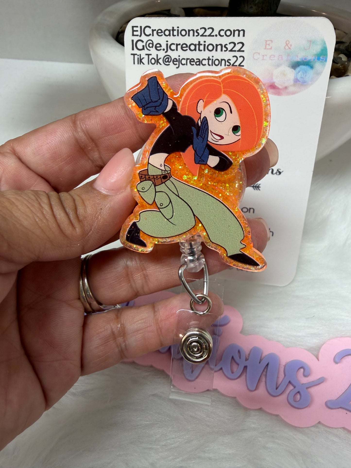 Kim P Badge Reel