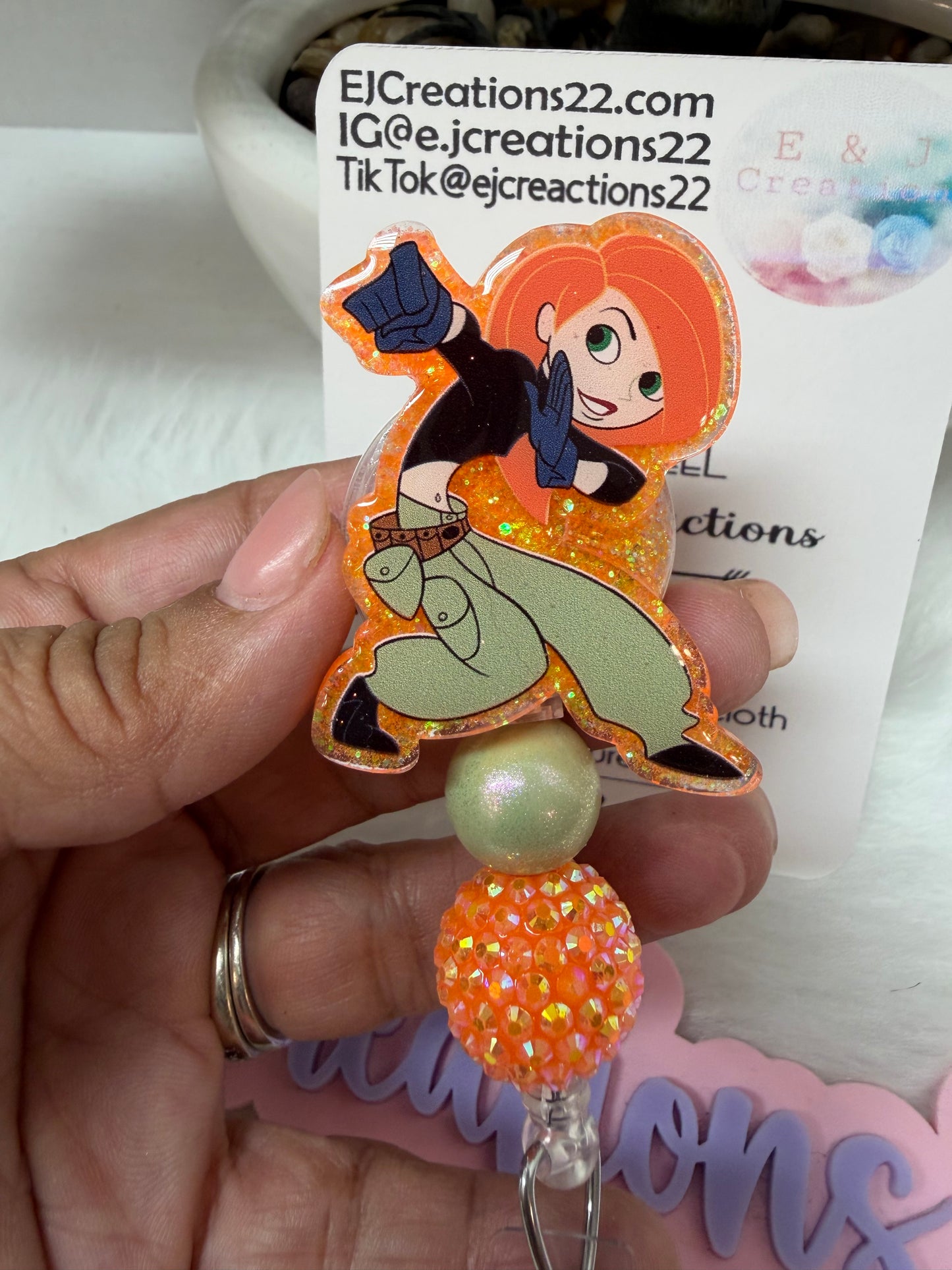 Kim P Badge Reel