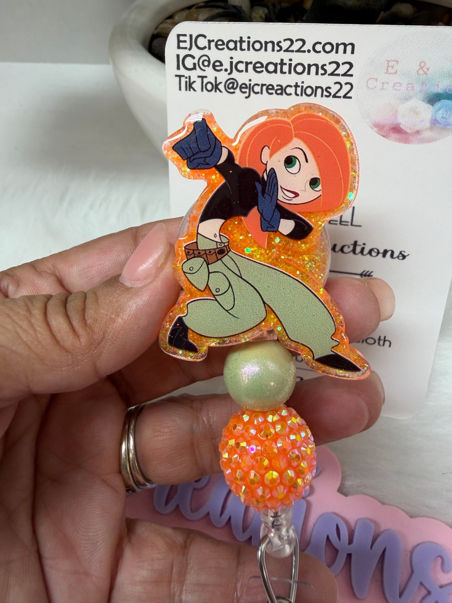 Kim P Badge Reel