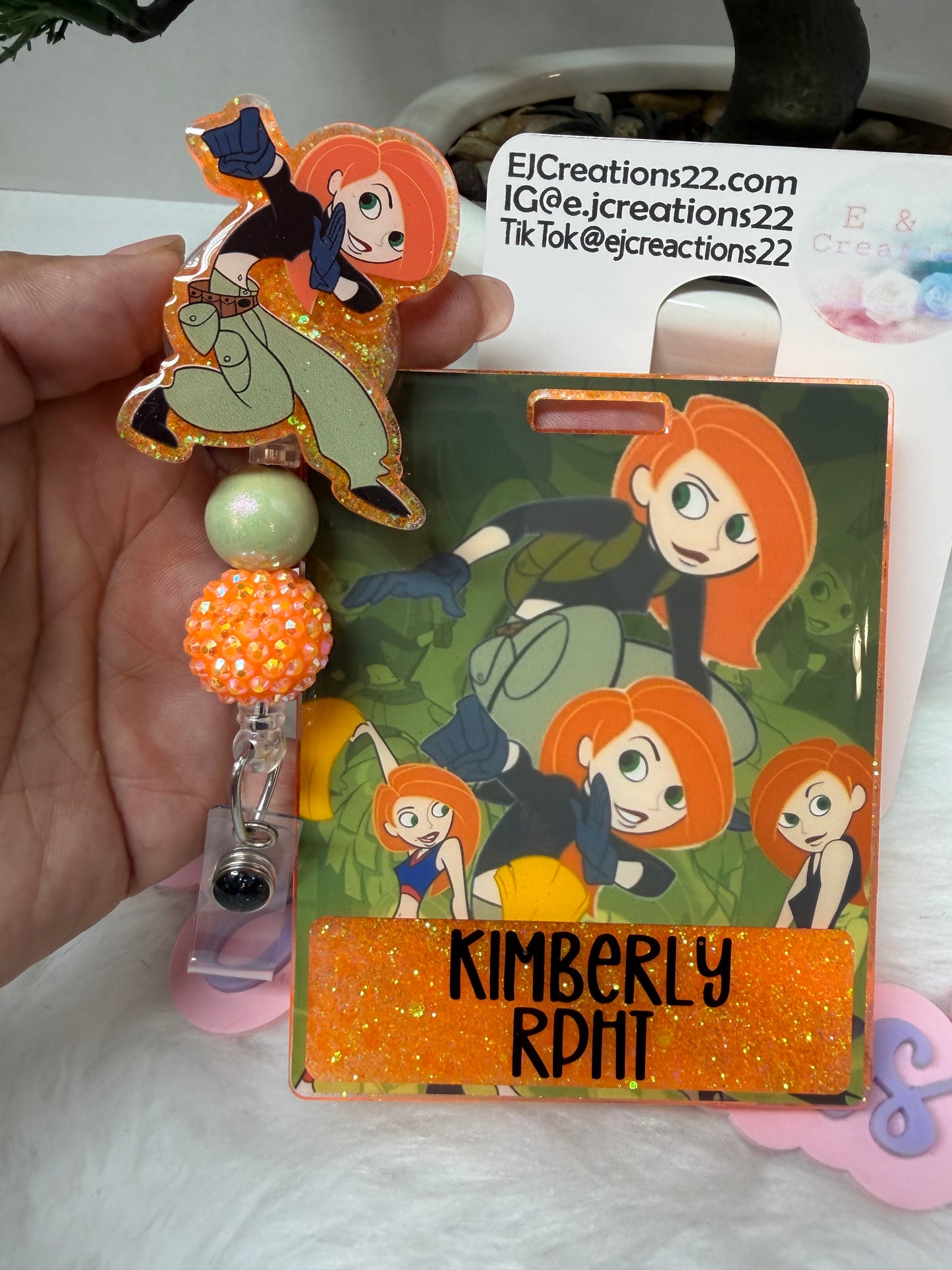 Kim P Badge Buddy Set
