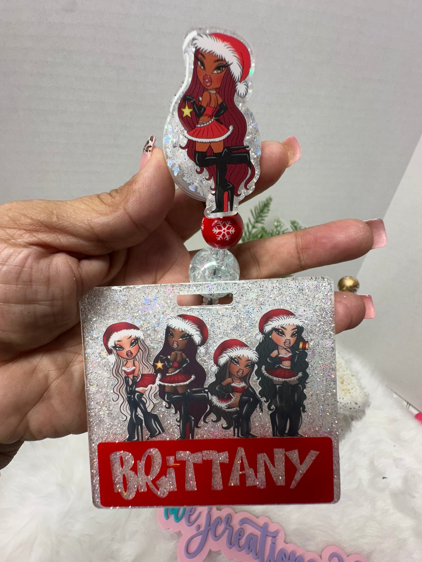Christmas Bratz Badge Buddy Set