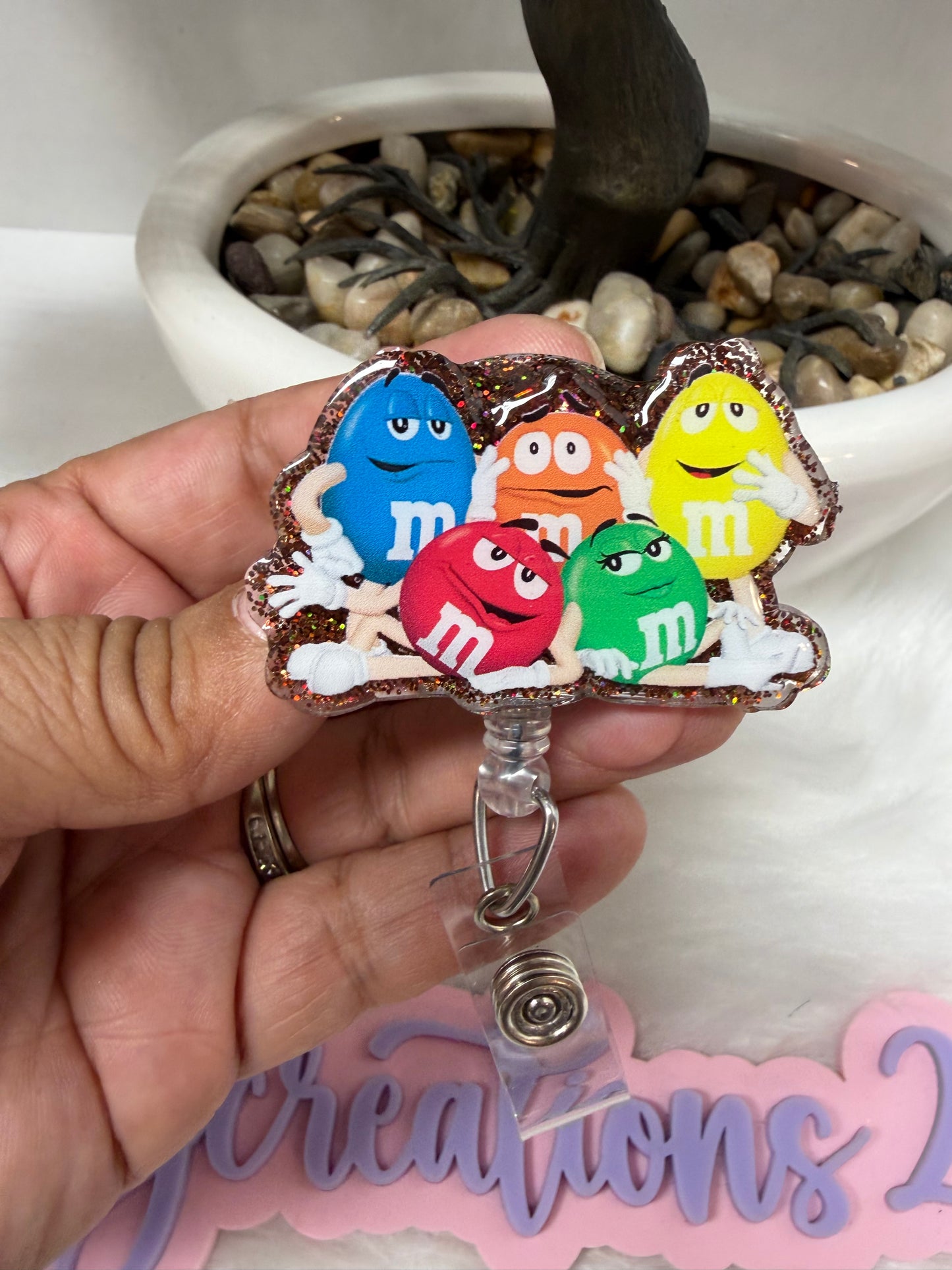 MM Chocolate Badge Reel