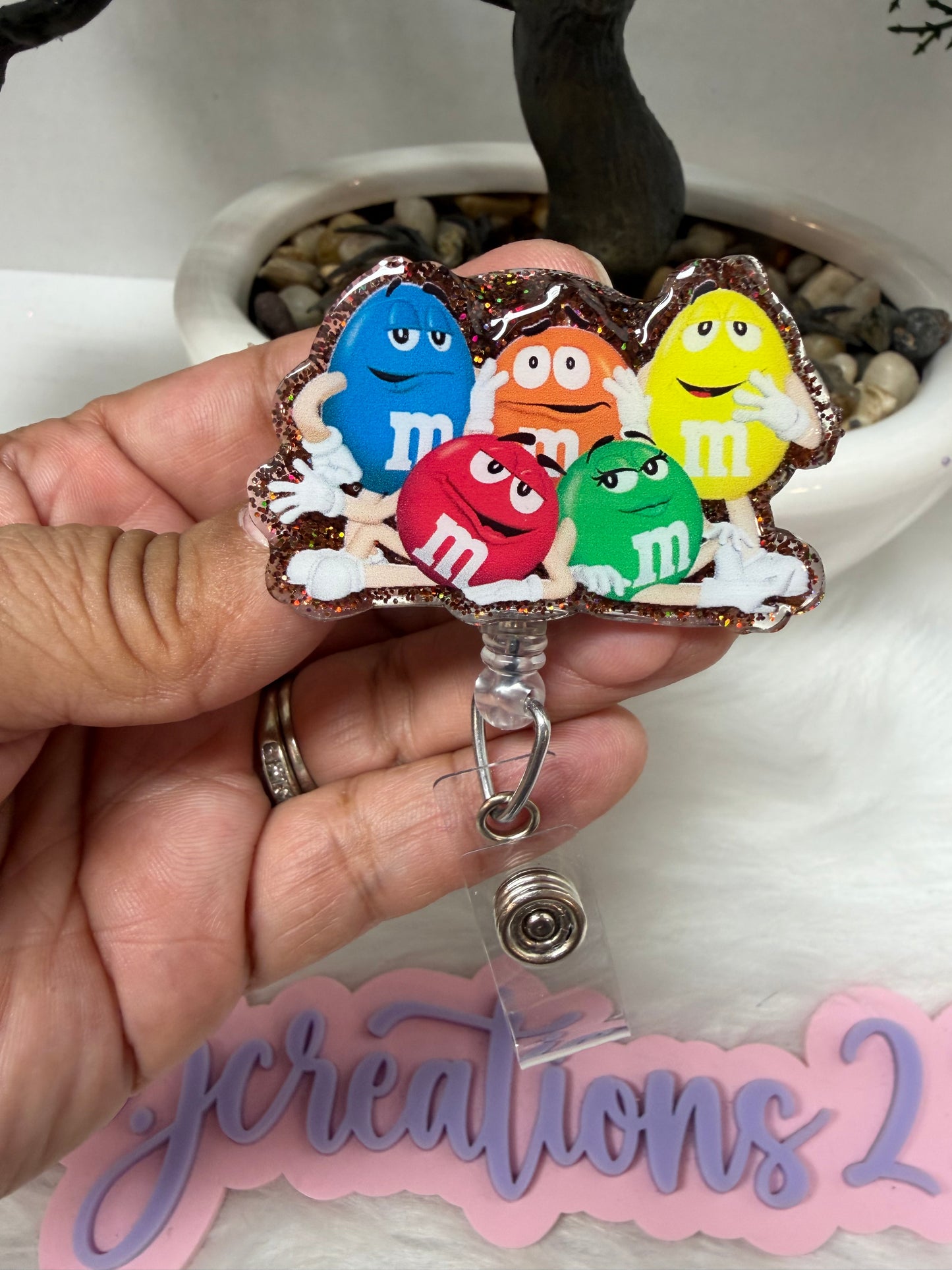MM Chocolate Badge Reel