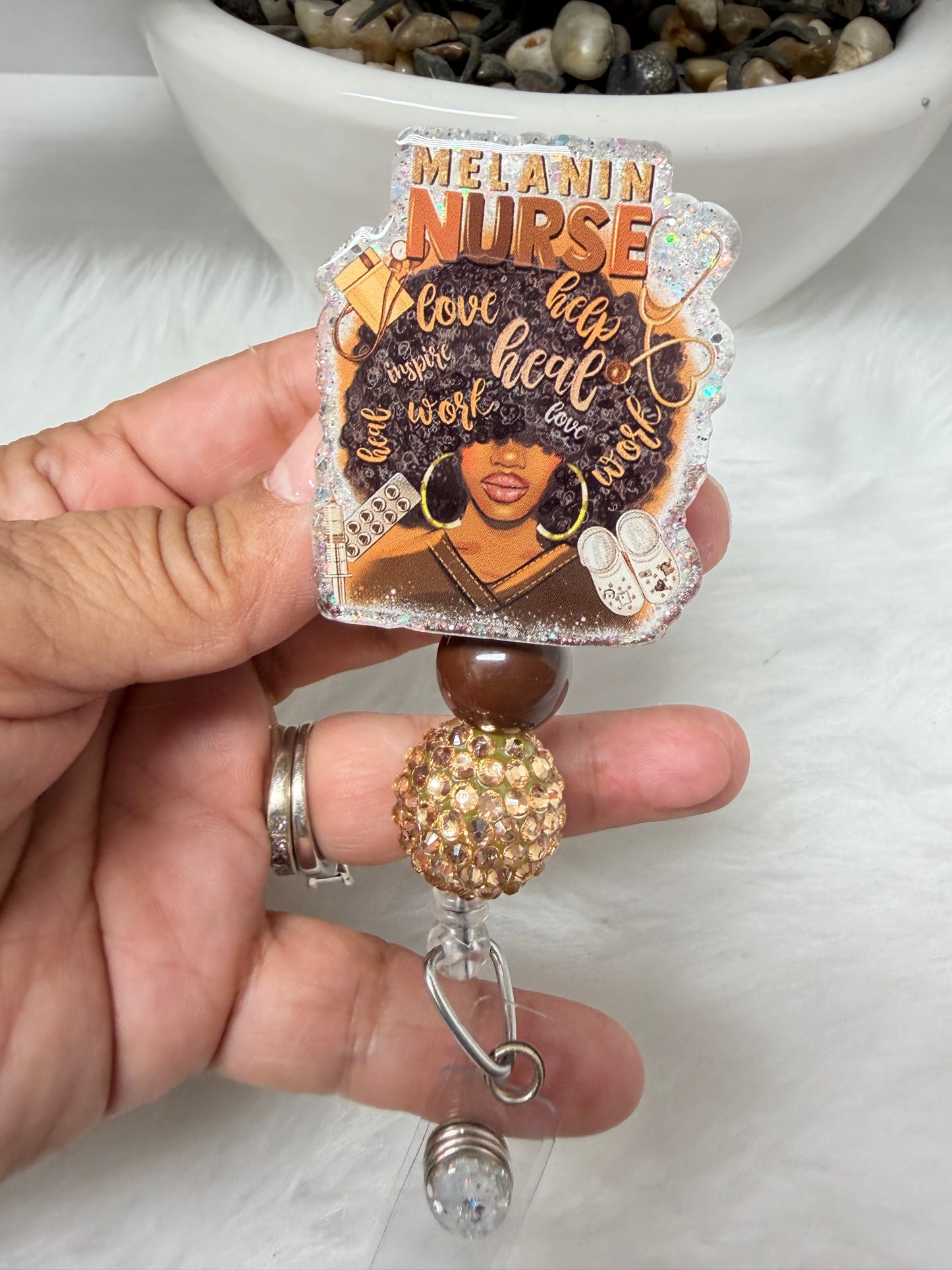 Melanin Nurse Badge Reel